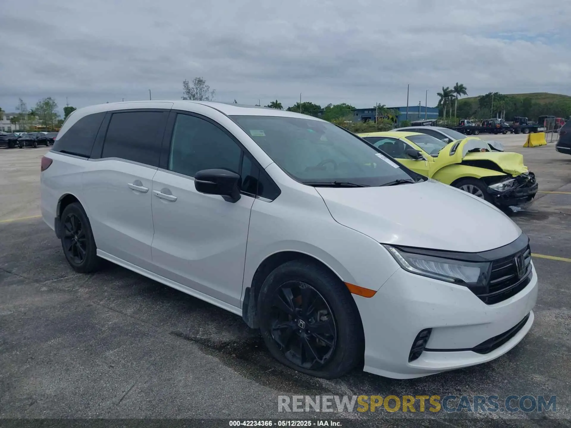 1 fotografías del automóvil dañado 5FNRL6H7XPB063069 HONDA ODYSSEY 2023
