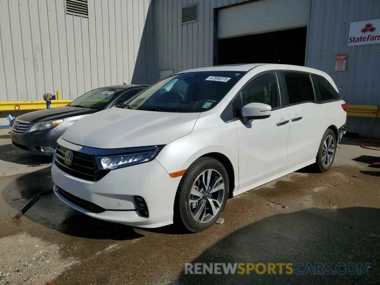 1 fotografías del automóvil dañado 5FNRL6H80PB024709 HONDA ODYSSEY 2023