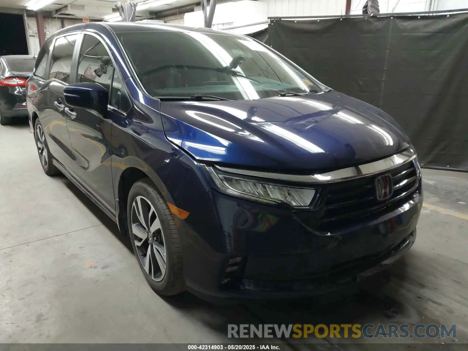1 fotografías del automóvil dañado 5FNRL6H80PB037525 HONDA ODYSSEY 2023
