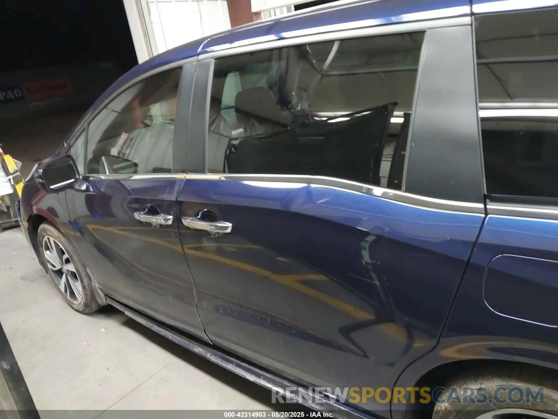 14 fotografías del automóvil dañado 5FNRL6H80PB037525 HONDA ODYSSEY 2023