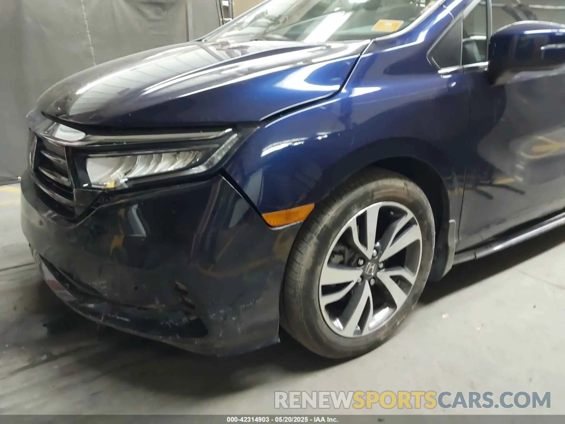 6 fotografías del automóvil dañado 5FNRL6H80PB037525 HONDA ODYSSEY 2023