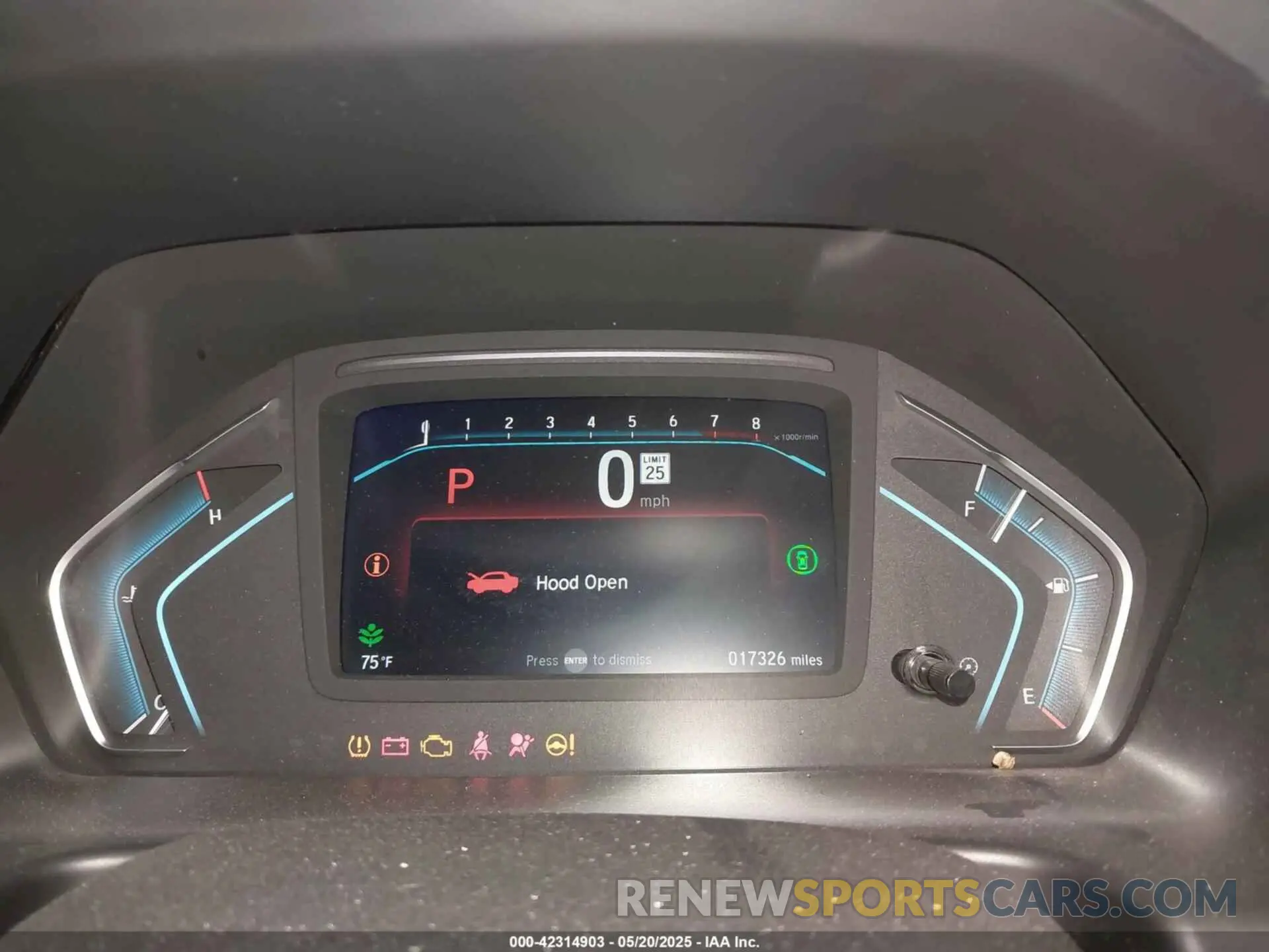 7 fotografías del automóvil dañado 5FNRL6H80PB037525 HONDA ODYSSEY 2023