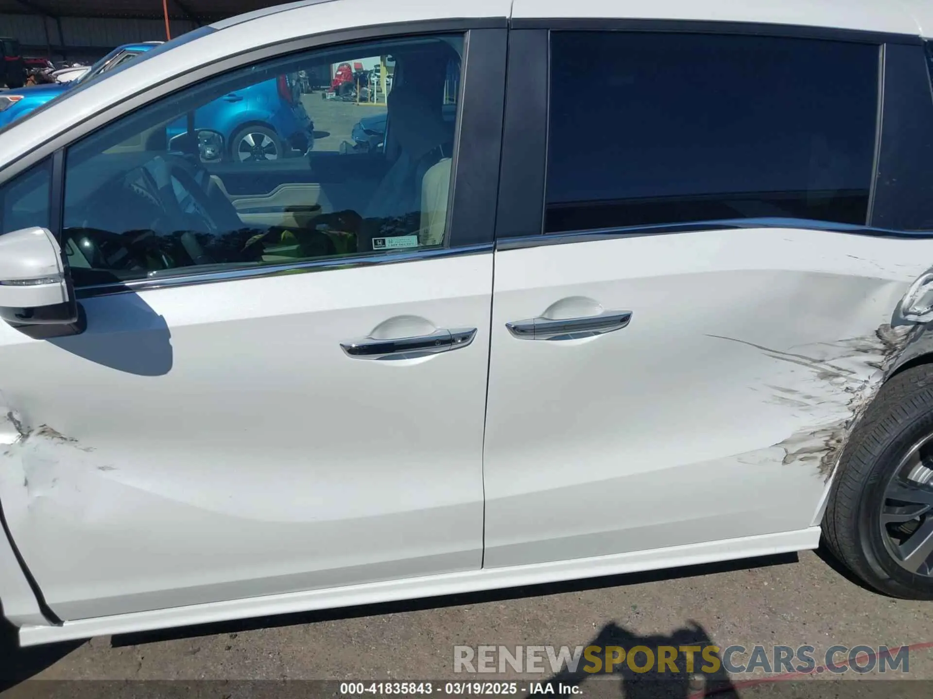 14 fotografías del automóvil dañado 5FNRL6H83PB016412 HONDA ODYSSEY 2023