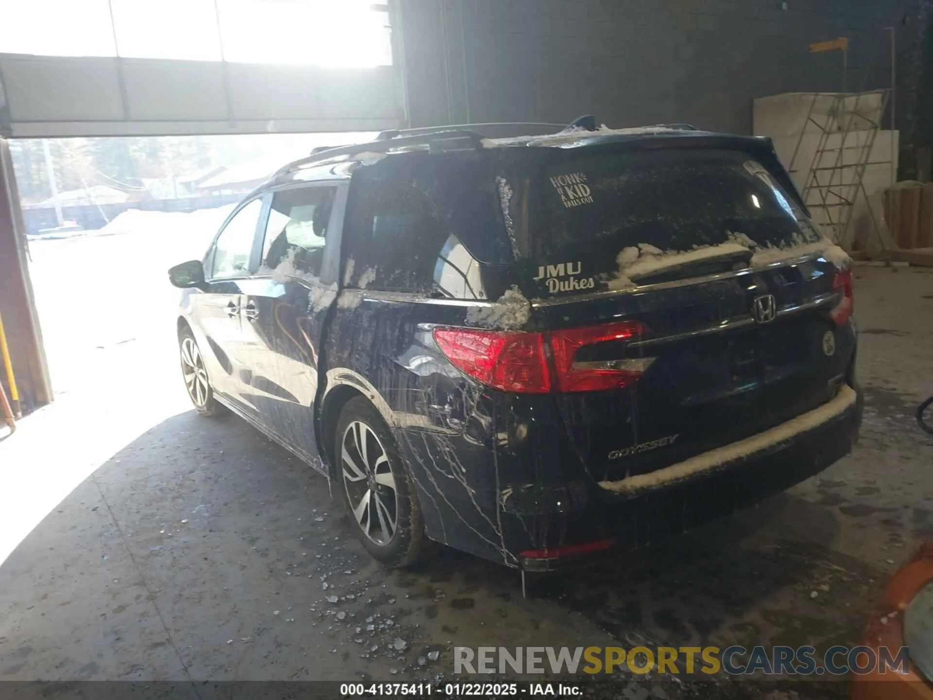 3 fotografías del automóvil dañado 5FNRL6H84PB021439 HONDA ODYSSEY 2023