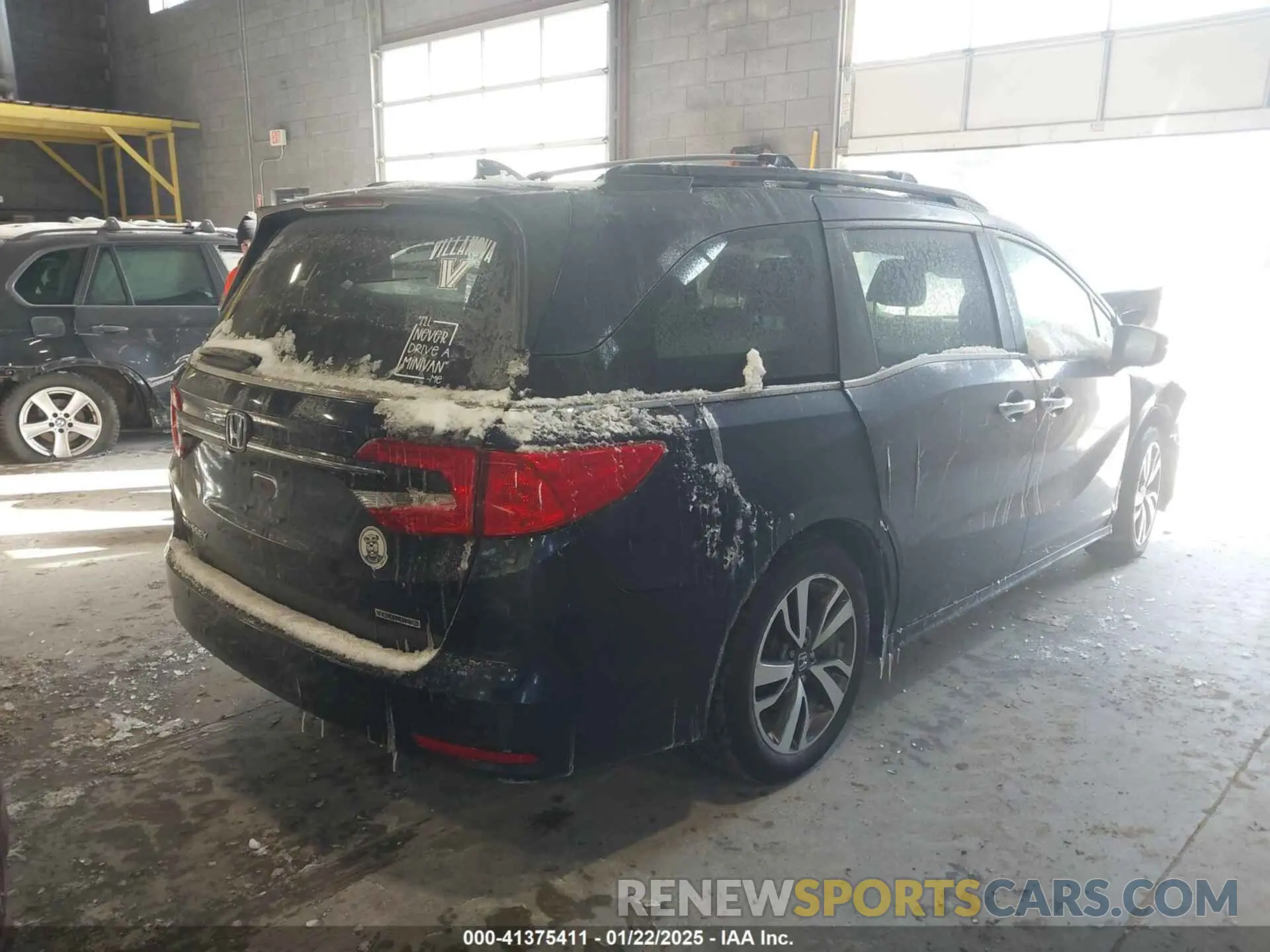 4 fotografías del automóvil dañado 5FNRL6H84PB021439 HONDA ODYSSEY 2023
