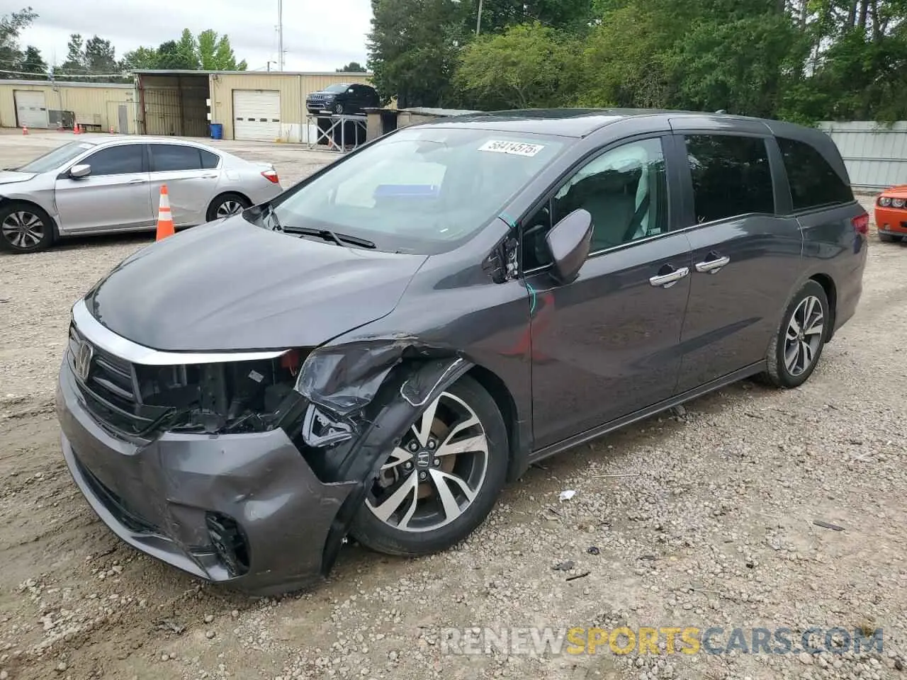 1 fotografías del automóvil dañado 5FNRL6H86PB024066 HONDA ODYSSEY 2023