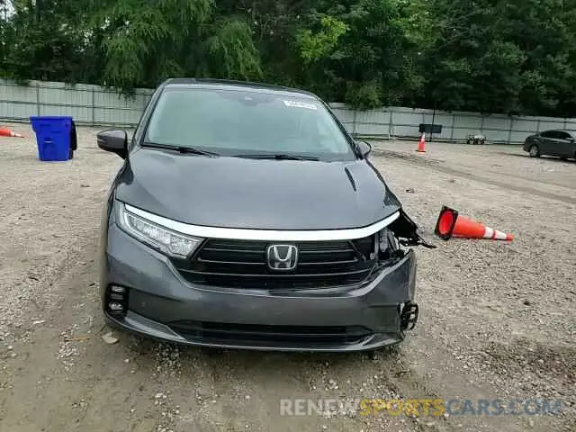 14 fotografías del automóvil dañado 5FNRL6H86PB024066 HONDA ODYSSEY 2023