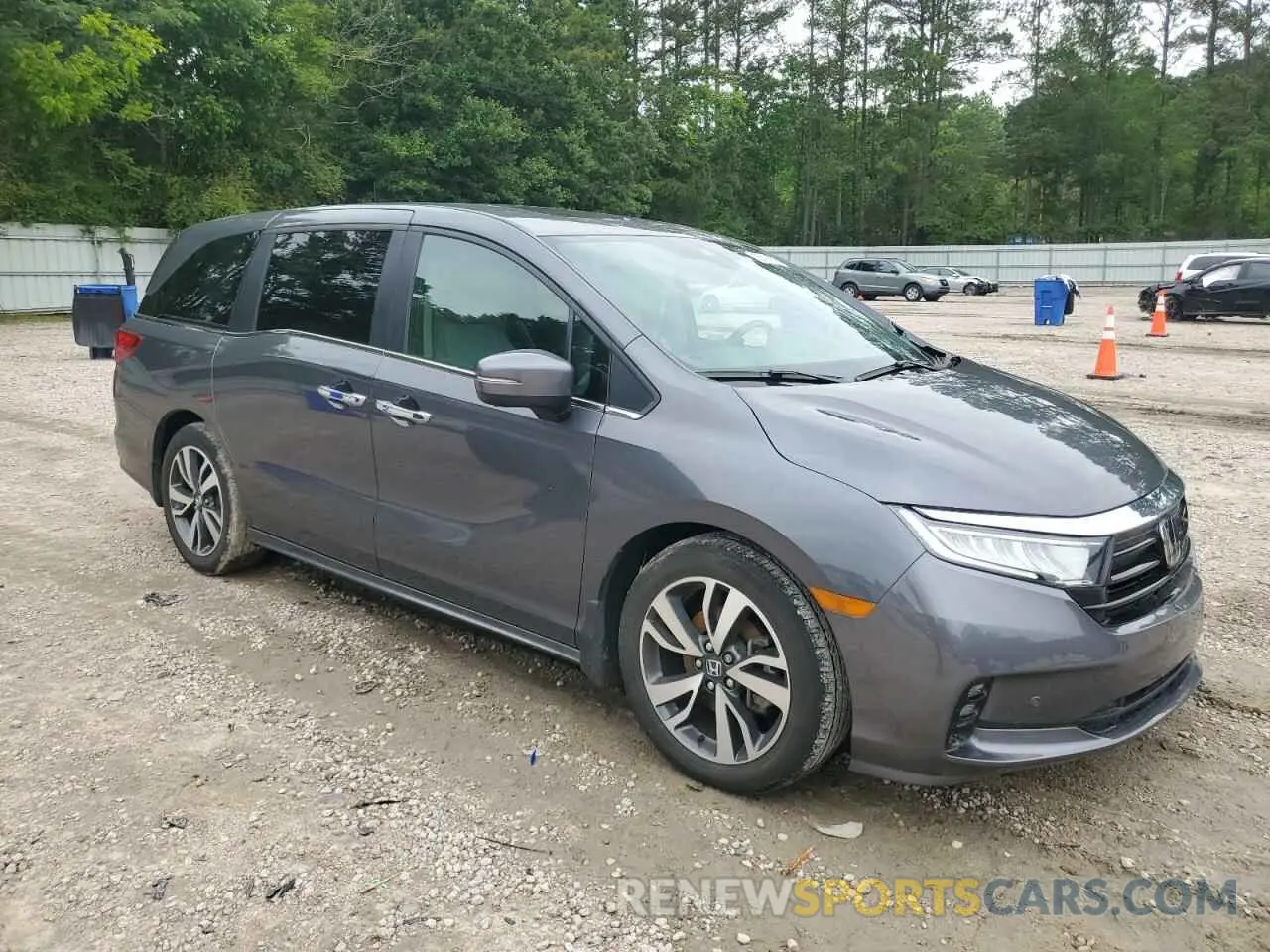 4 fotografías del automóvil dañado 5FNRL6H86PB024066 HONDA ODYSSEY 2023