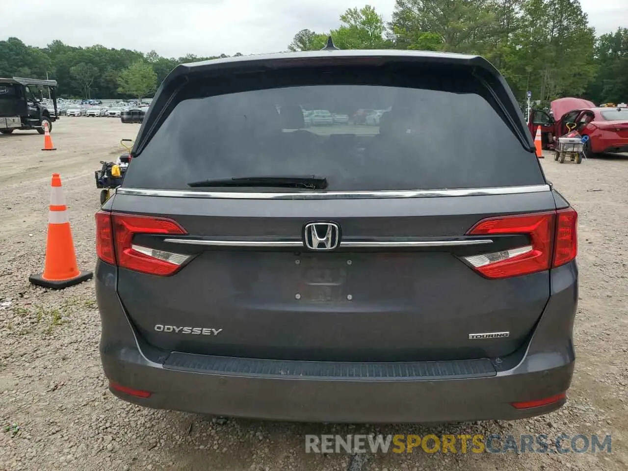 6 fotografías del automóvil dañado 5FNRL6H86PB024066 HONDA ODYSSEY 2023