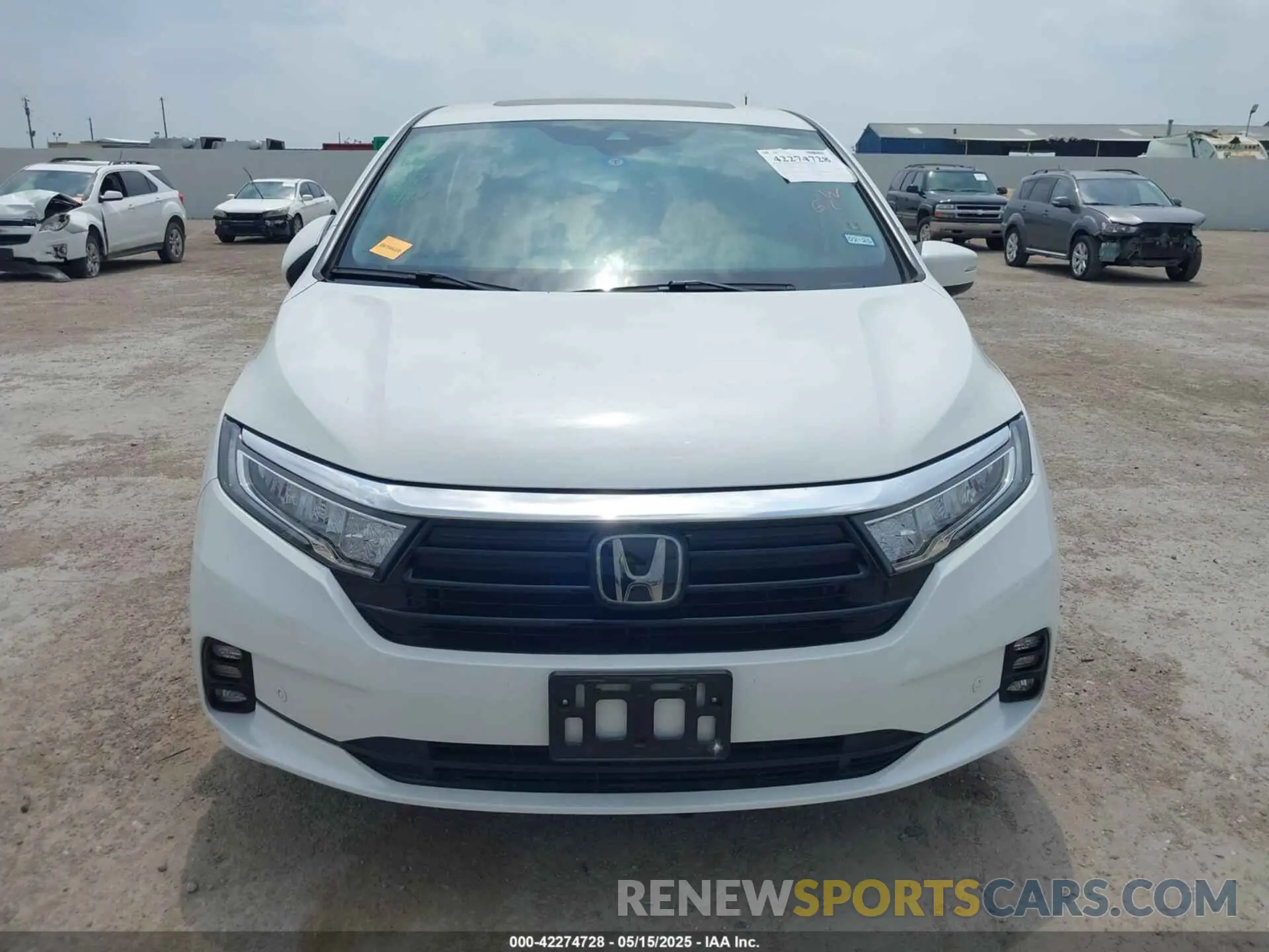 12 fotografías del automóvil dañado 5FNRL6H86PB038100 HONDA ODYSSEY 2023