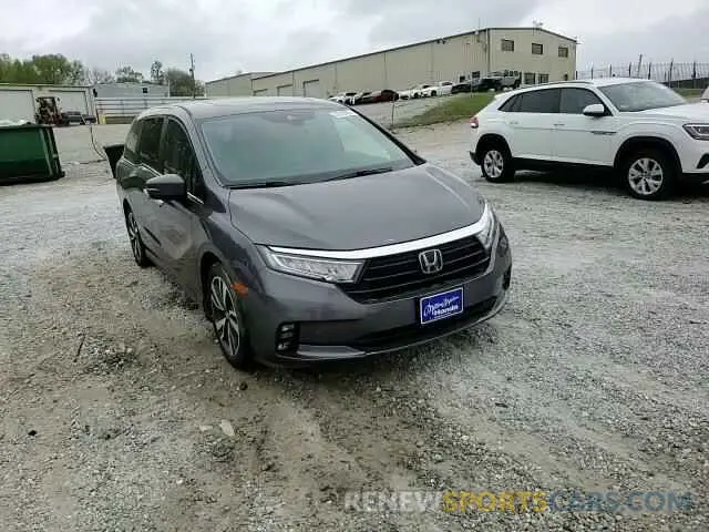 11 fotografías del automóvil dañado 5FNRL6H87PB042110 HONDA ODYSSEY 2023