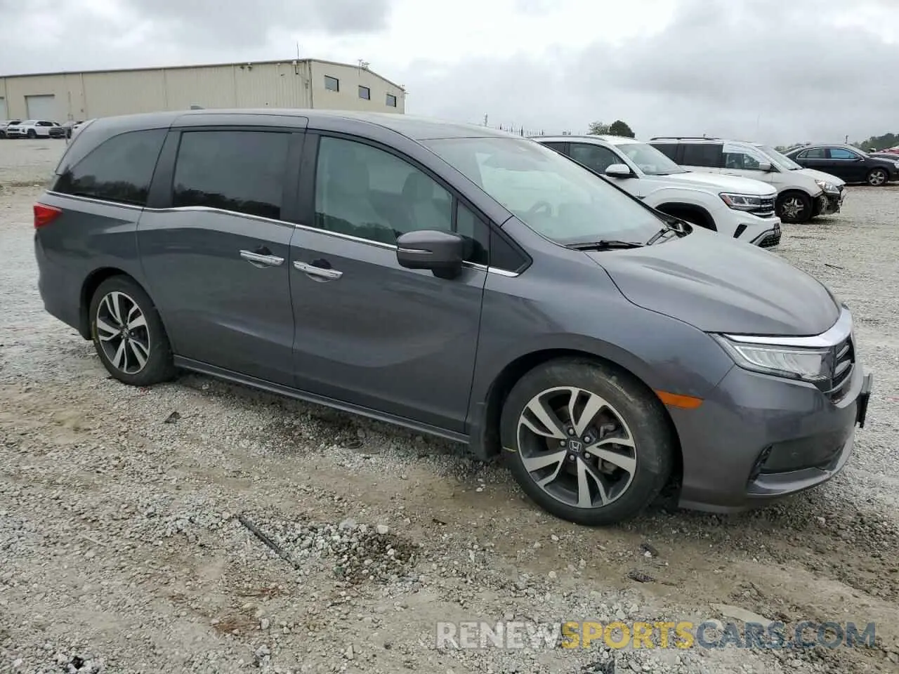 4 fotografías del automóvil dañado 5FNRL6H87PB042110 HONDA ODYSSEY 2023
