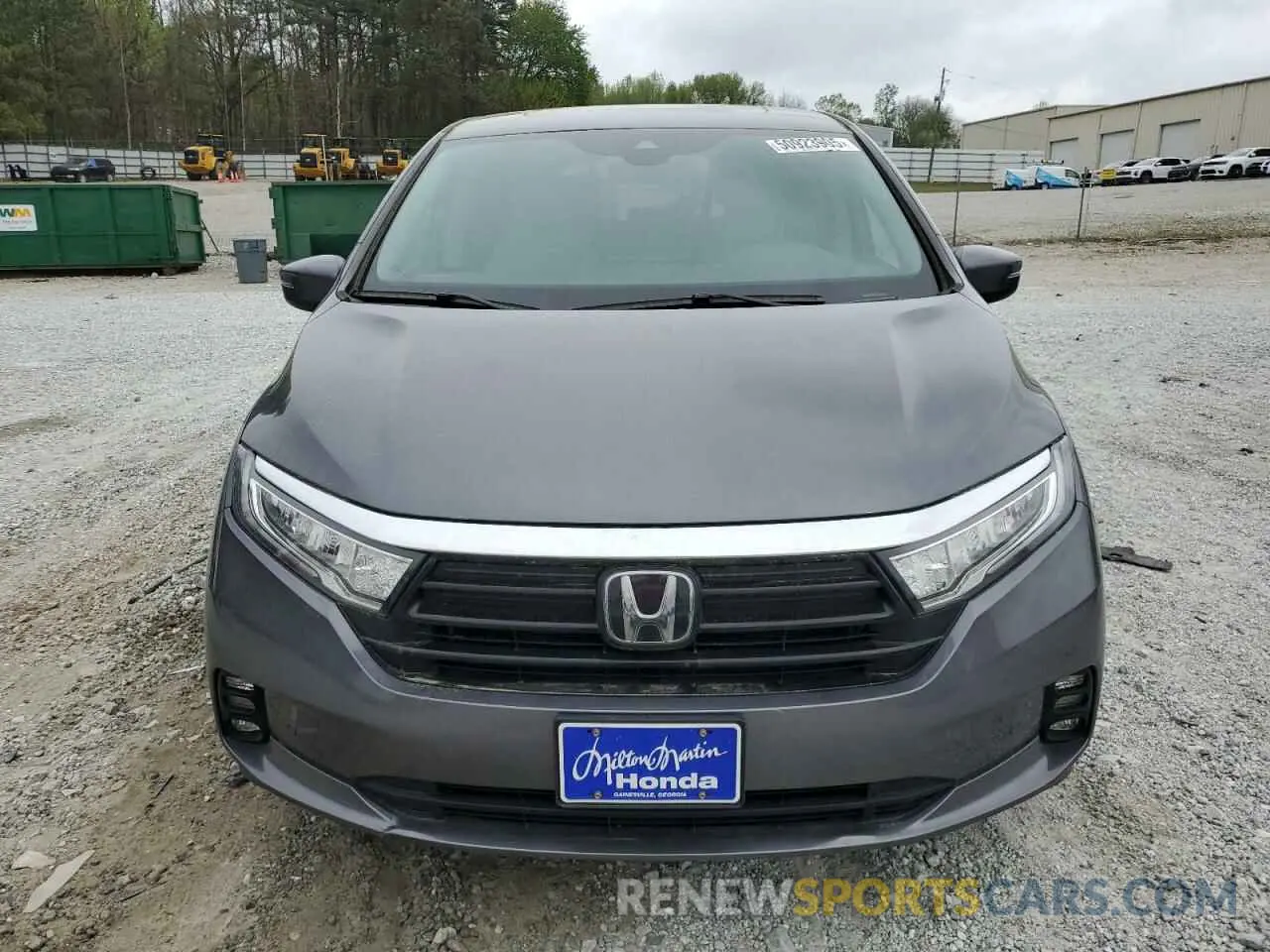 5 fotografías del automóvil dañado 5FNRL6H87PB042110 HONDA ODYSSEY 2023