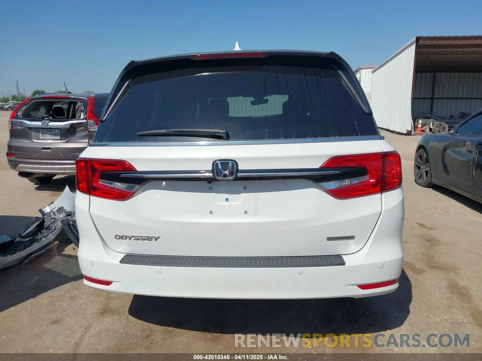 17 fotografías del automóvil dañado 5FNRL6H87PB055603 HONDA ODYSSEY 2023