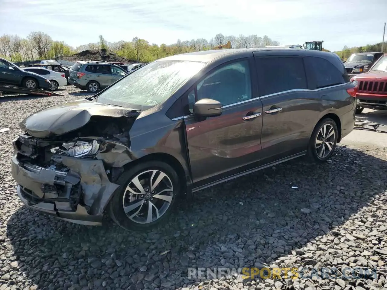 1 fotografías del automóvil dañado 5FNRL6H89PB034171 HONDA ODYSSEY 2023