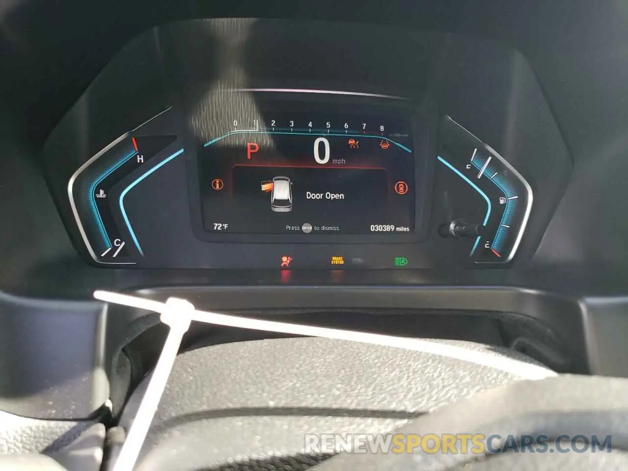 9 fotografías del automóvil dañado 5FNRL6H89PB078302 HONDA ODYSSEY 2023
