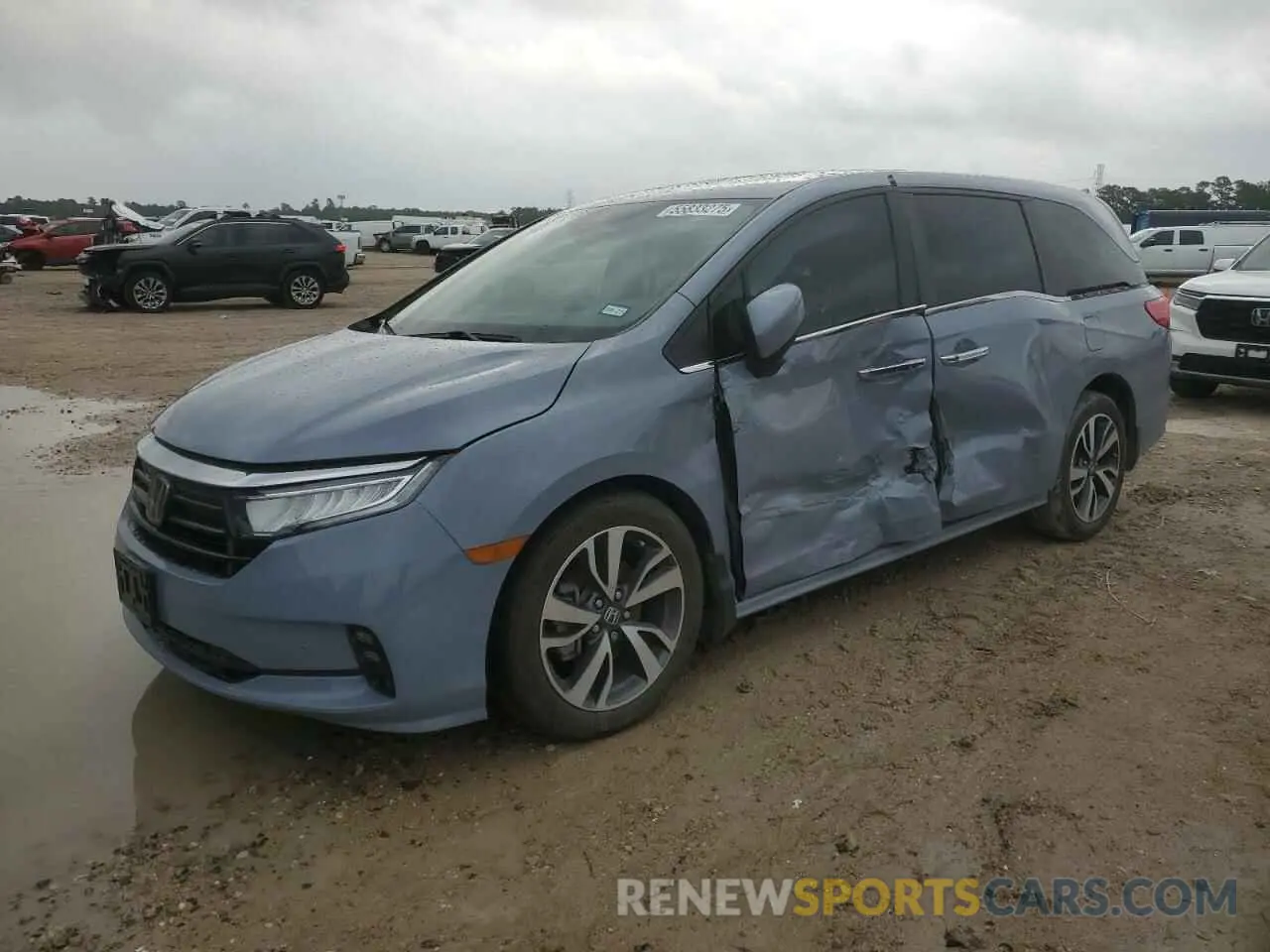 1 fotografías del automóvil dañado 5FNRL6H8XPB006475 HONDA ODYSSEY 2023