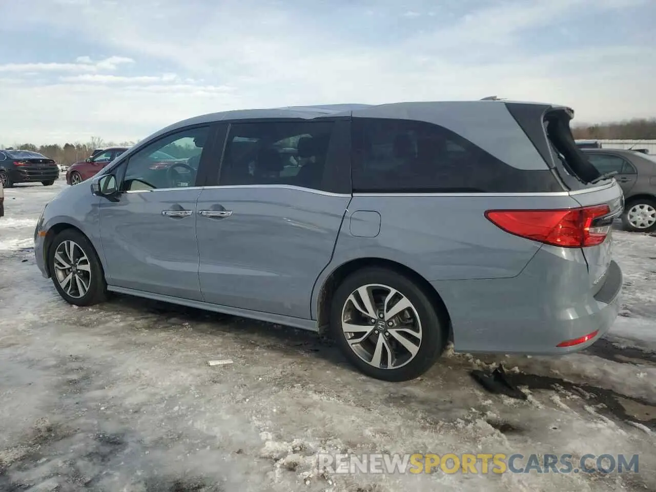 2 fotografías del automóvil dañado 5FNRL6H8XPB046149 HONDA ODYSSEY 2023