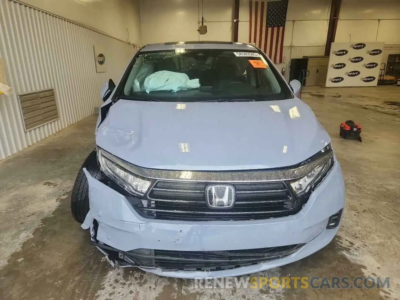 5 fotografías del automóvil dañado 5FNRL6H90PB071988 HONDA ODYSSEY 2023