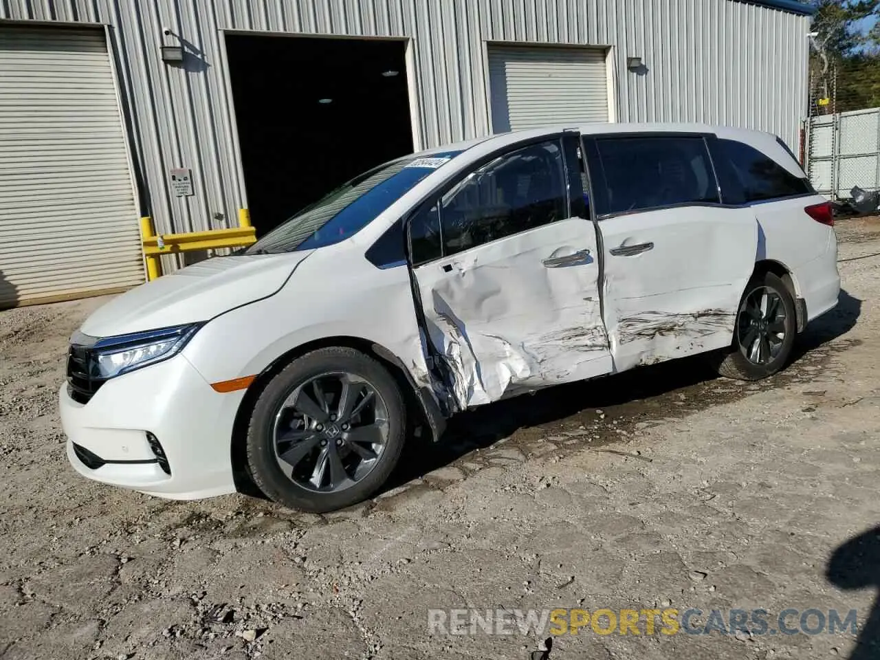 1 fotografías del automóvil dañado 5FNRL6H92PB029936 HONDA ODYSSEY 2023