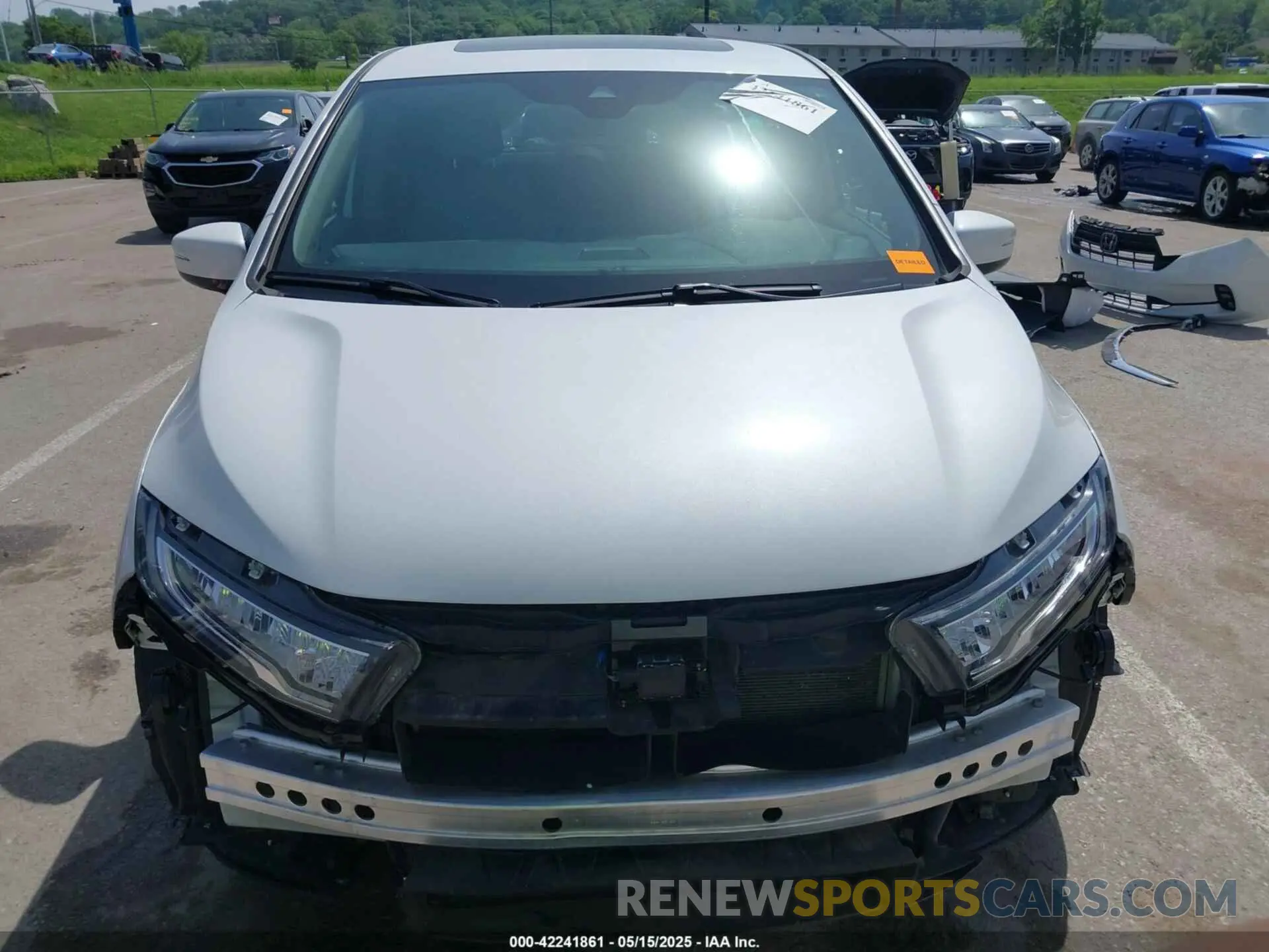 12 fotografías del automóvil dañado 5FNRL6H94PB015584 HONDA ODYSSEY 2023