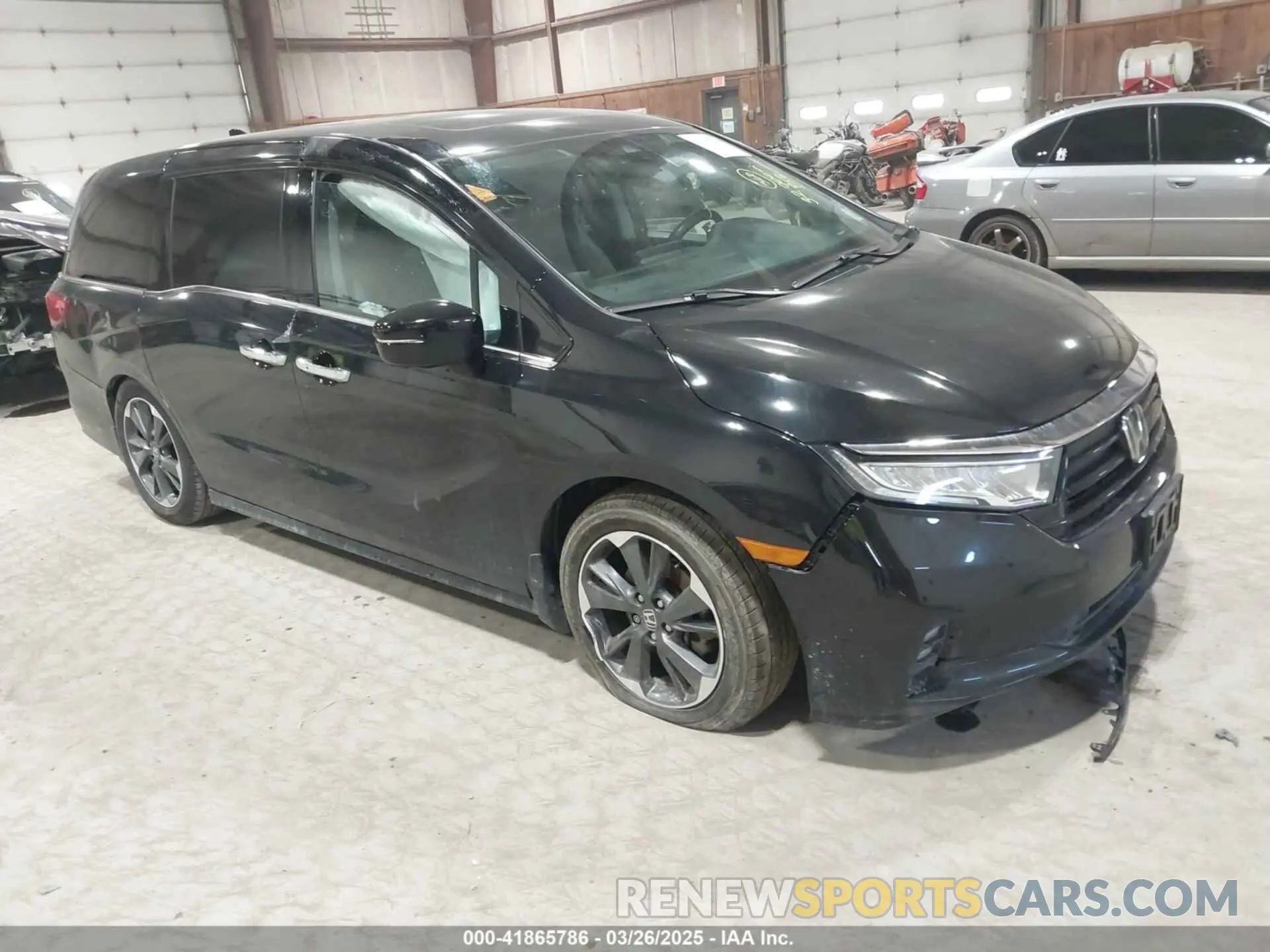 1 fotografías del automóvil dañado 5FNRL6H95PB016114 HONDA ODYSSEY 2023
