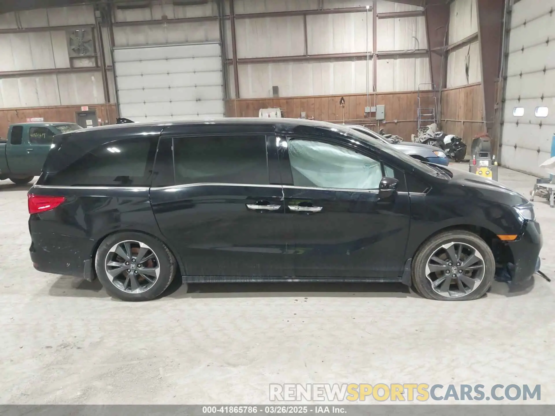 14 fotografías del automóvil dañado 5FNRL6H95PB016114 HONDA ODYSSEY 2023