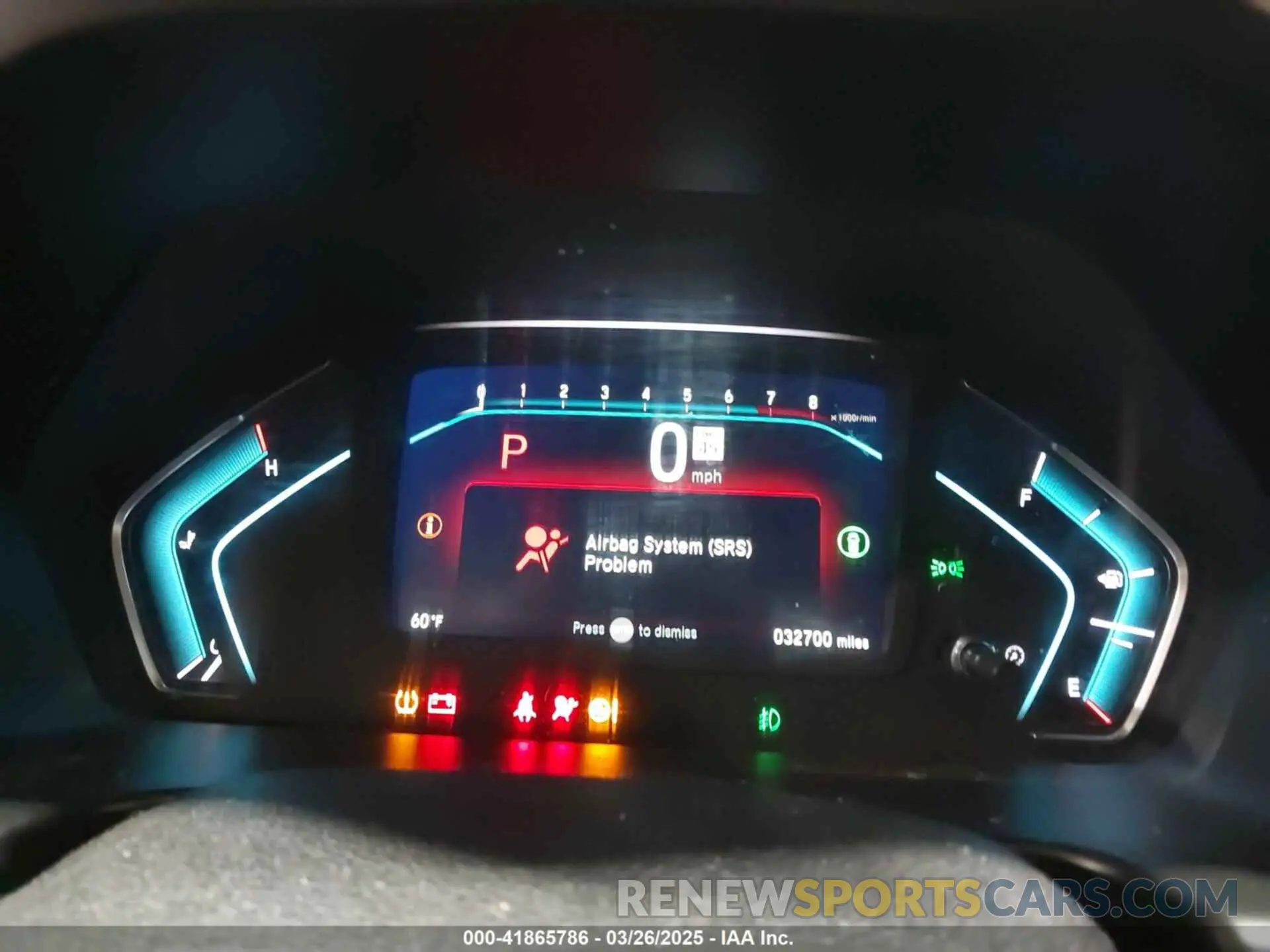 7 fotografías del automóvil dañado 5FNRL6H95PB016114 HONDA ODYSSEY 2023