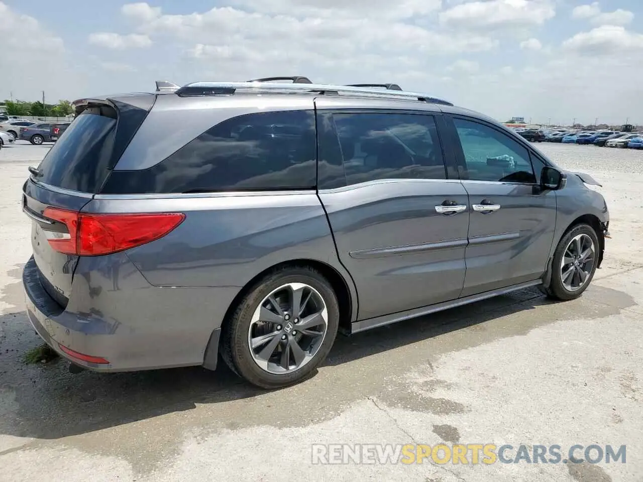 3 fotografías del automóvil dañado 5FNRL6H96PB039966 HONDA ODYSSEY 2023
