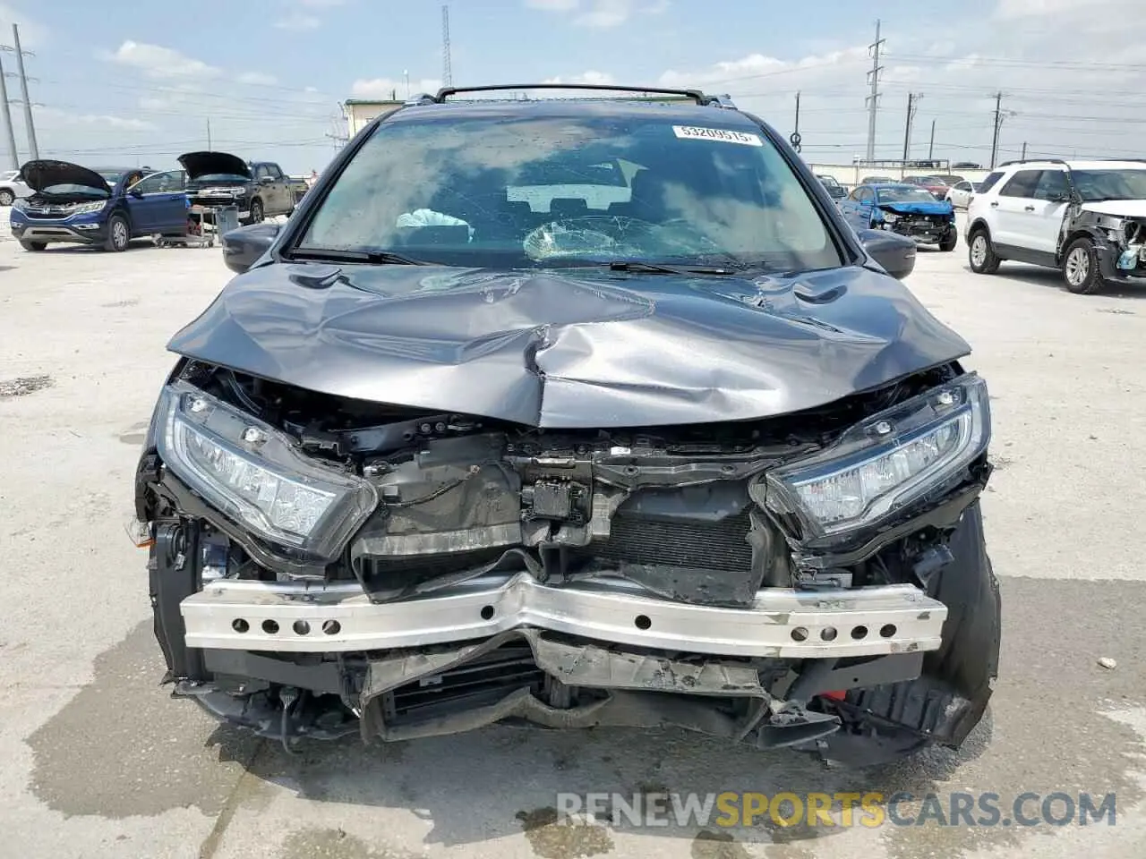 5 fotografías del automóvil dañado 5FNRL6H96PB039966 HONDA ODYSSEY 2023