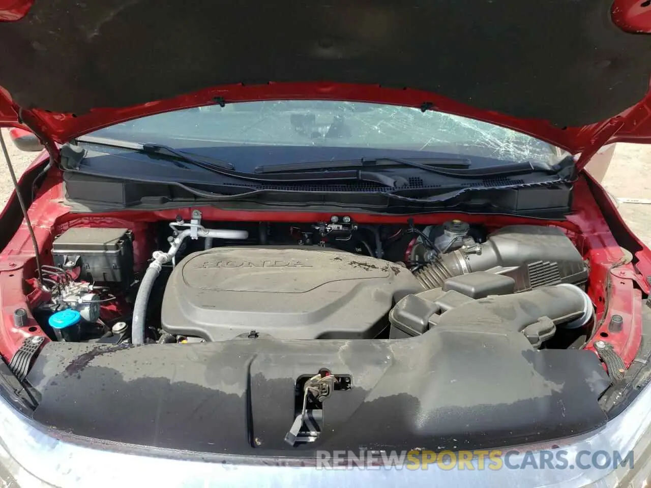 12 fotografías del automóvil dañado 5FNRL6H97PB041855 HONDA ODYSSEY 2023