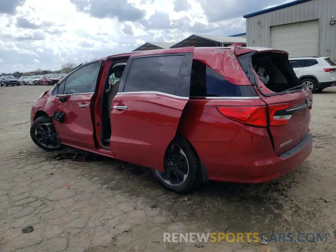 2 fotografías del automóvil dañado 5FNRL6H97PB041855 HONDA ODYSSEY 2023