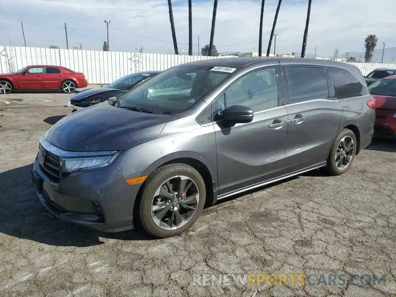 1 fotografías del automóvil dañado 5FNRL6H97PB071003 HONDA ODYSSEY 2023