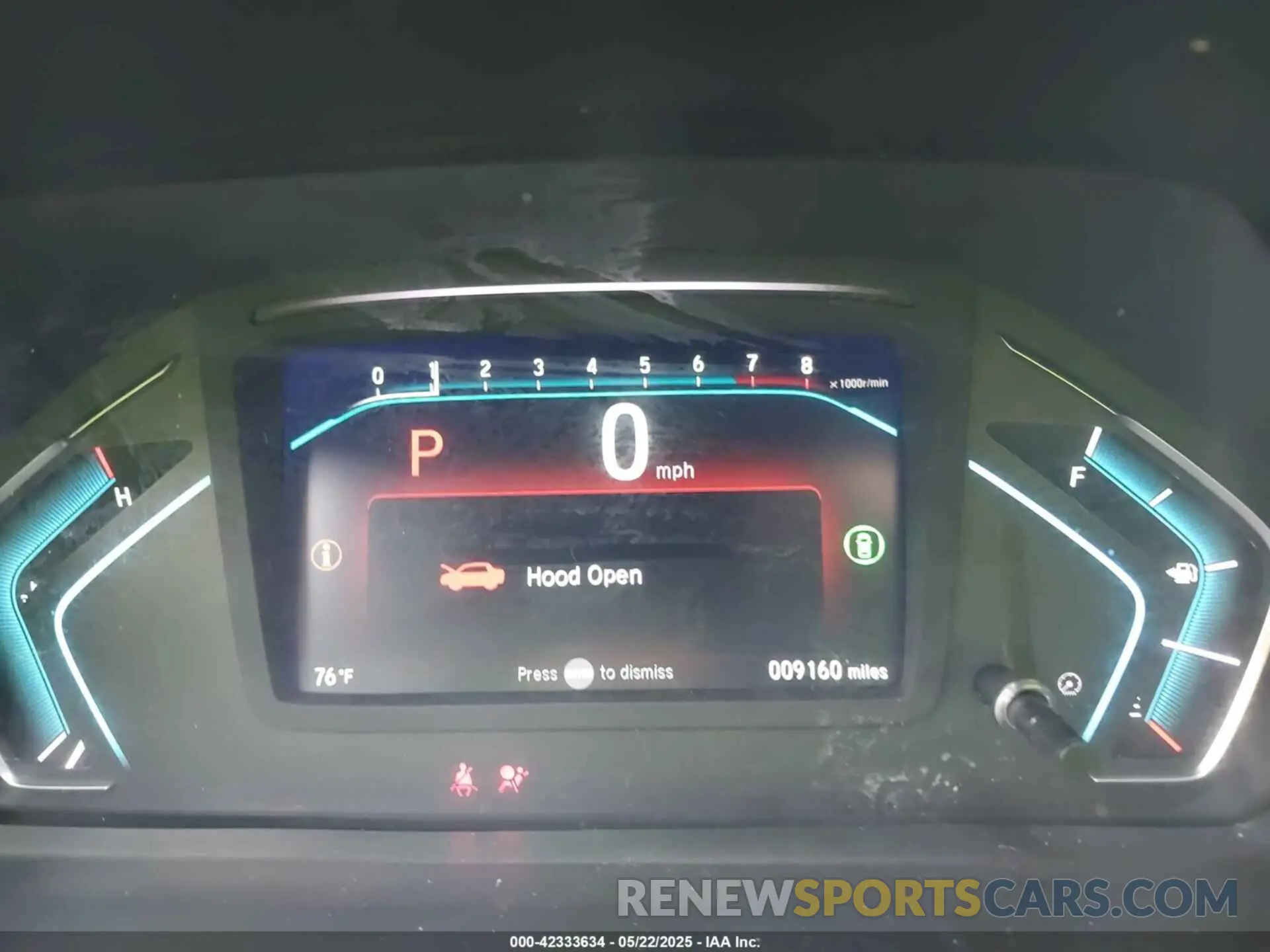 7 fotografías del automóvil dañado 5FNRL6H61RB047000 HONDA ODYSSEY 2024