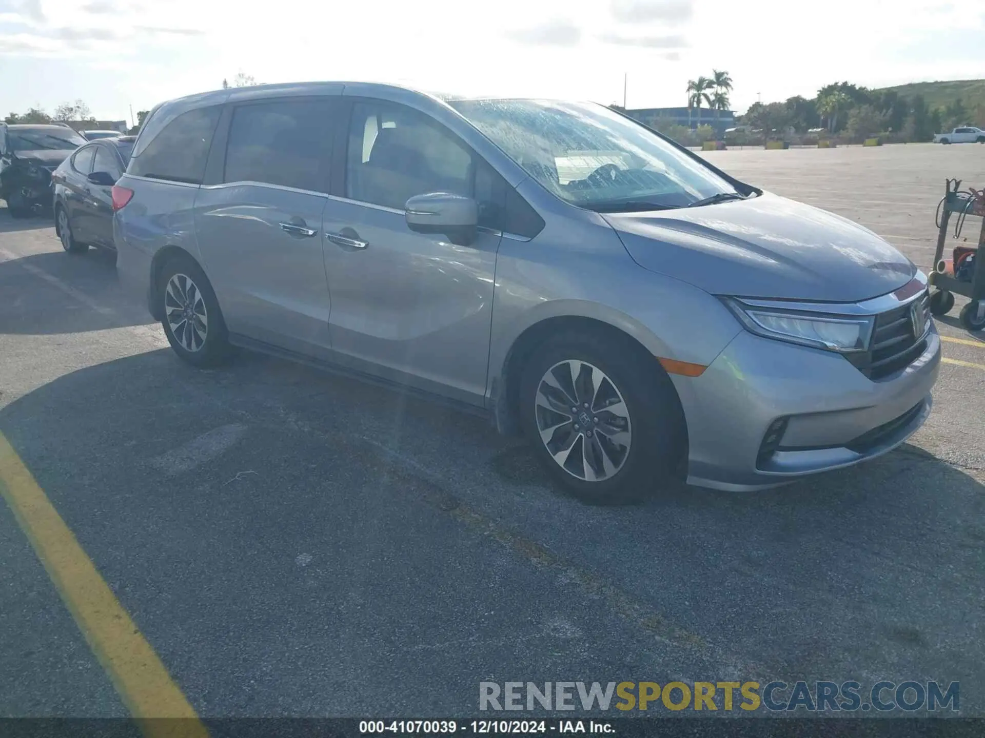 1 fotografías del automóvil dañado 5FNRL6H61RB050544 HONDA ODYSSEY 2024