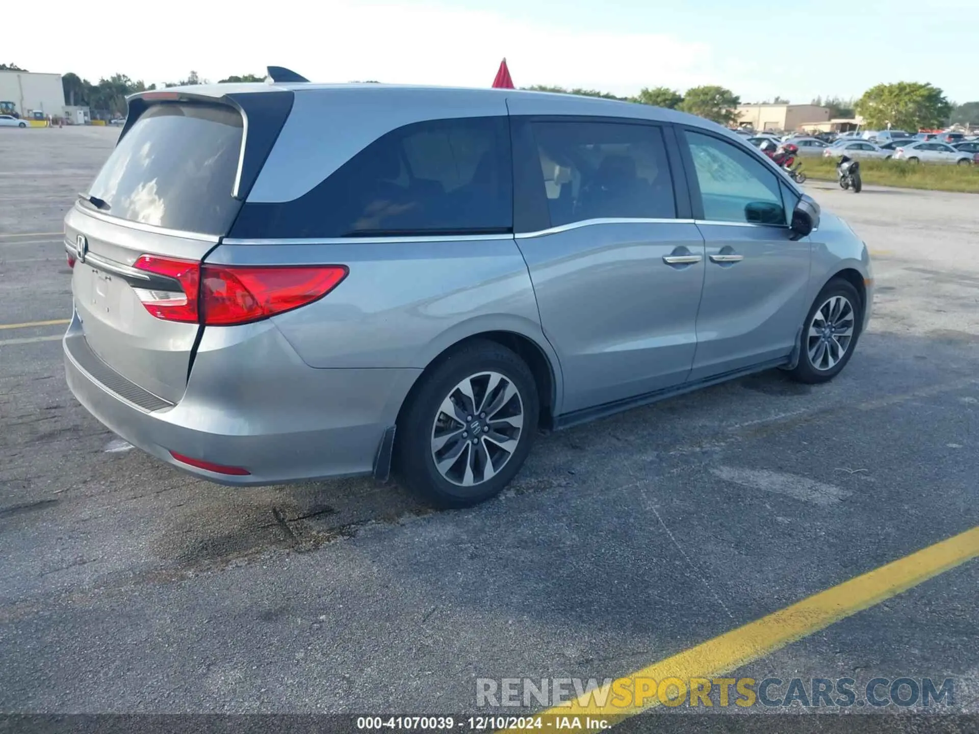 4 fotografías del automóvil dañado 5FNRL6H61RB050544 HONDA ODYSSEY 2024
