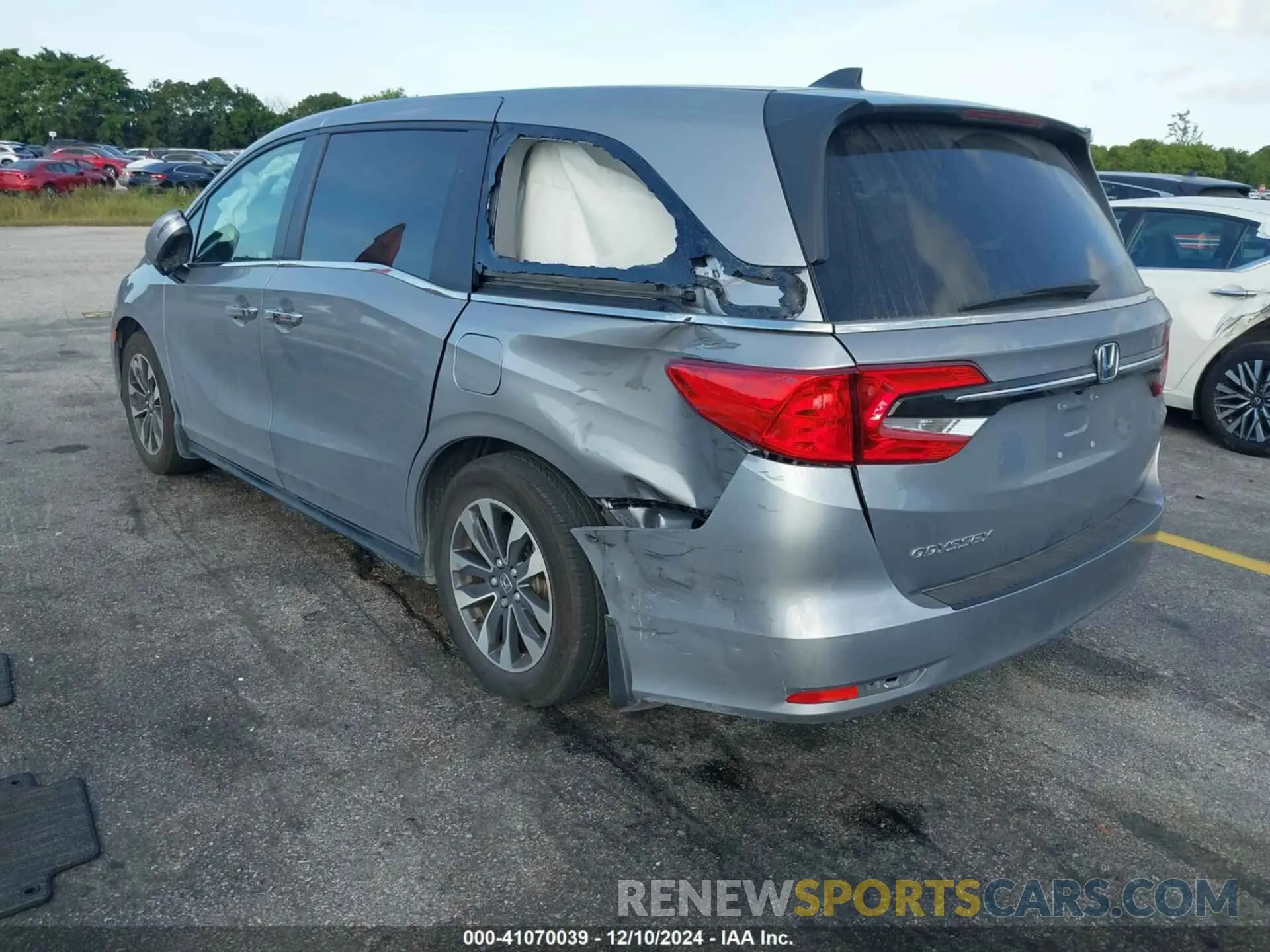 6 fotografías del automóvil dañado 5FNRL6H61RB050544 HONDA ODYSSEY 2024