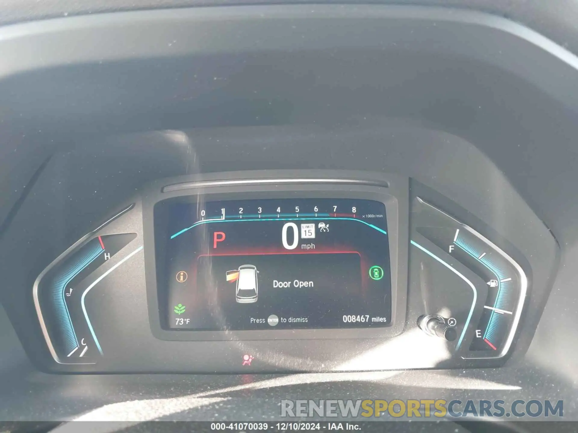 7 fotografías del automóvil dañado 5FNRL6H61RB050544 HONDA ODYSSEY 2024