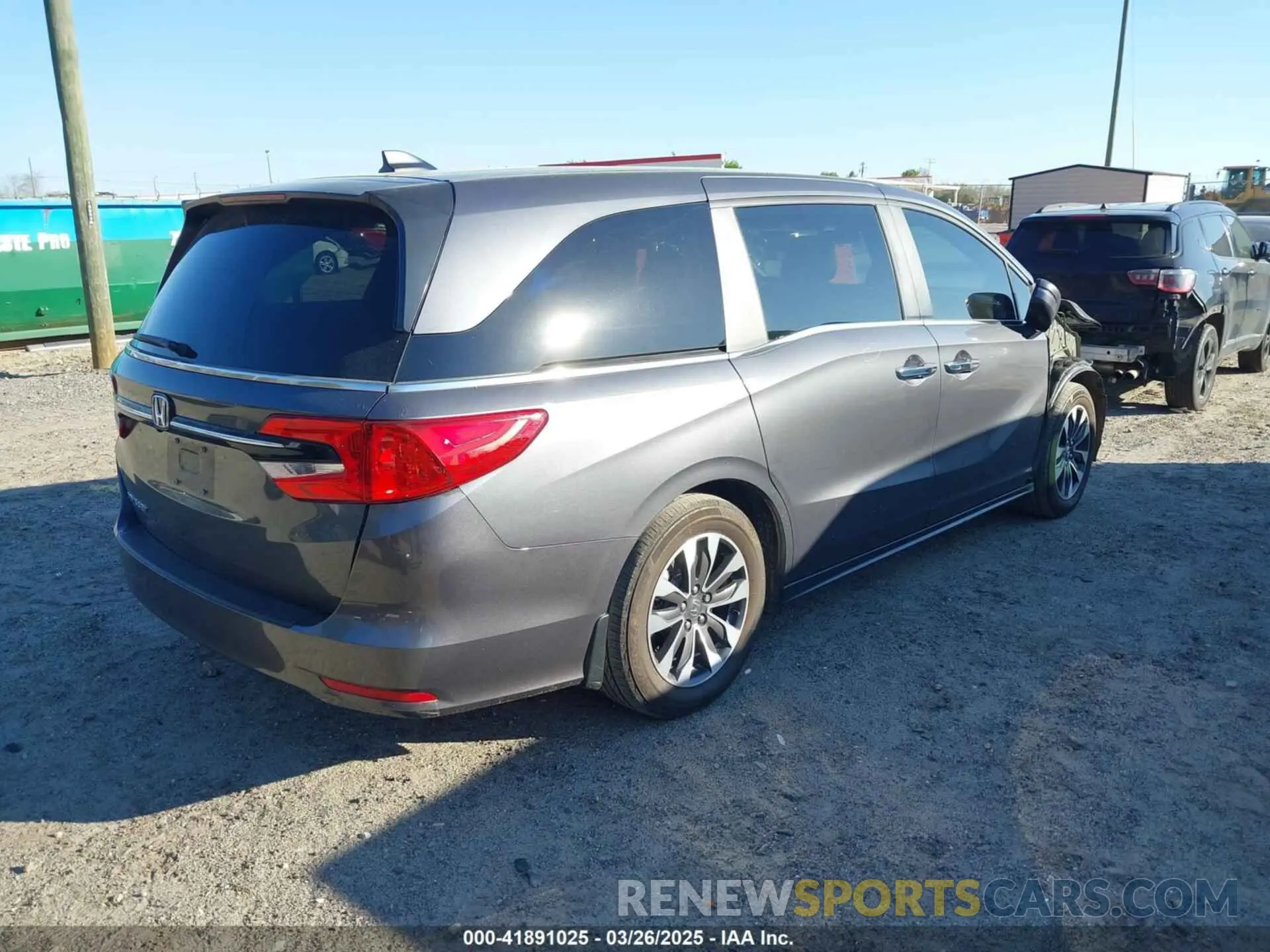 4 fotografías del automóvil dañado 5FNRL6H64RB024021 HONDA ODYSSEY 2024