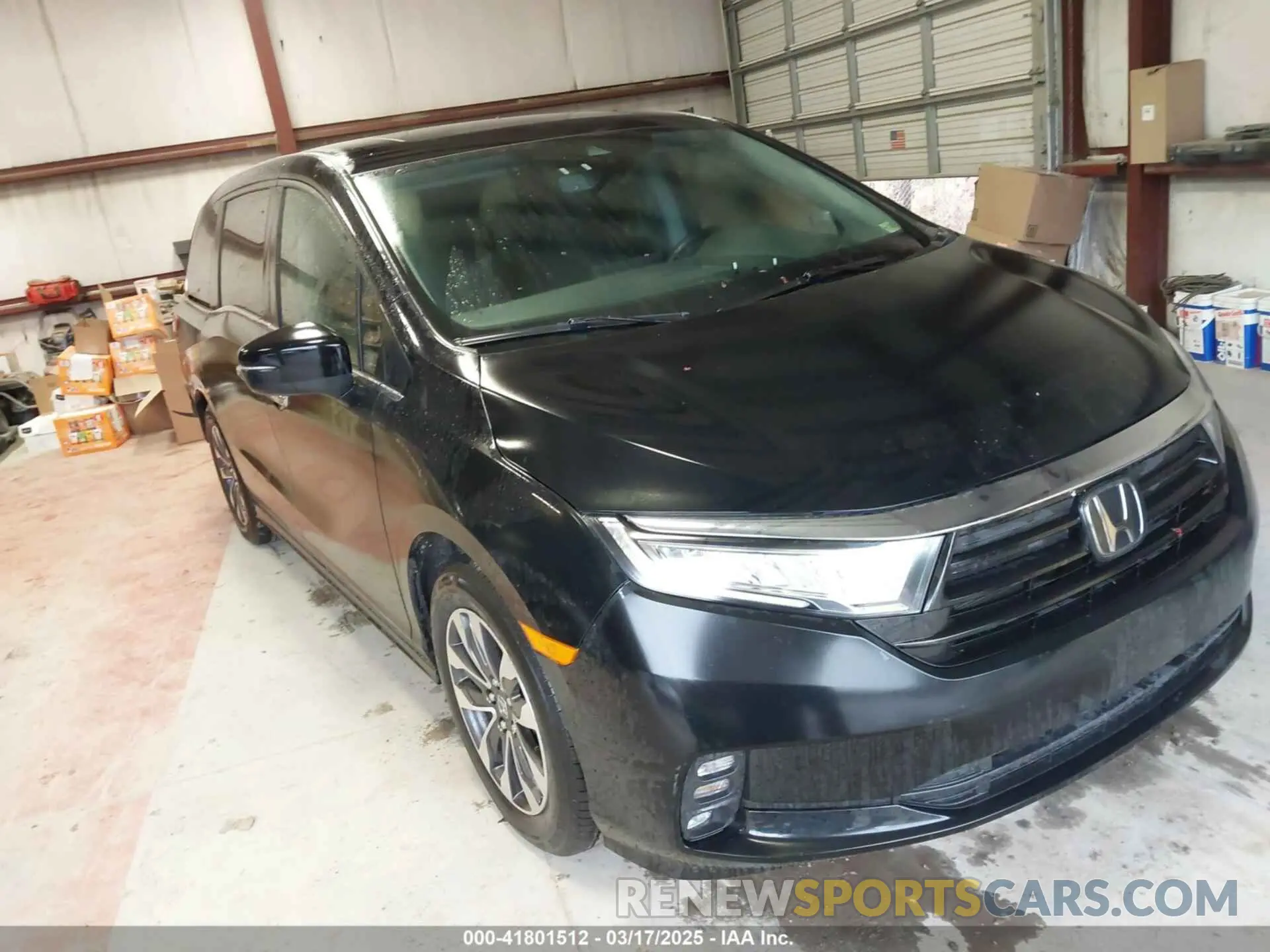 1 fotografías del automóvil dañado 5FNRL6H65RB018633 HONDA ODYSSEY 2024