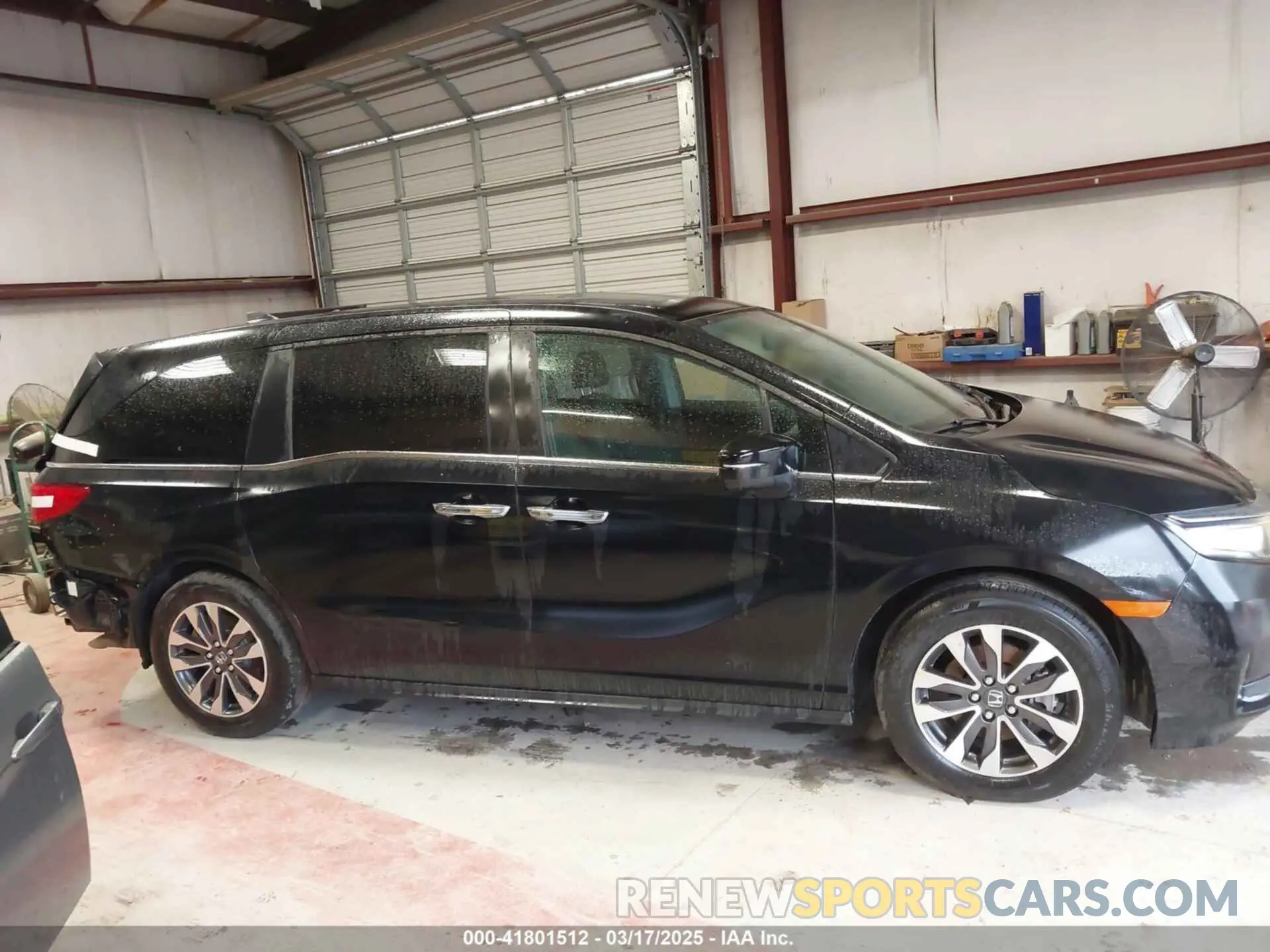14 fotografías del automóvil dañado 5FNRL6H65RB018633 HONDA ODYSSEY 2024
