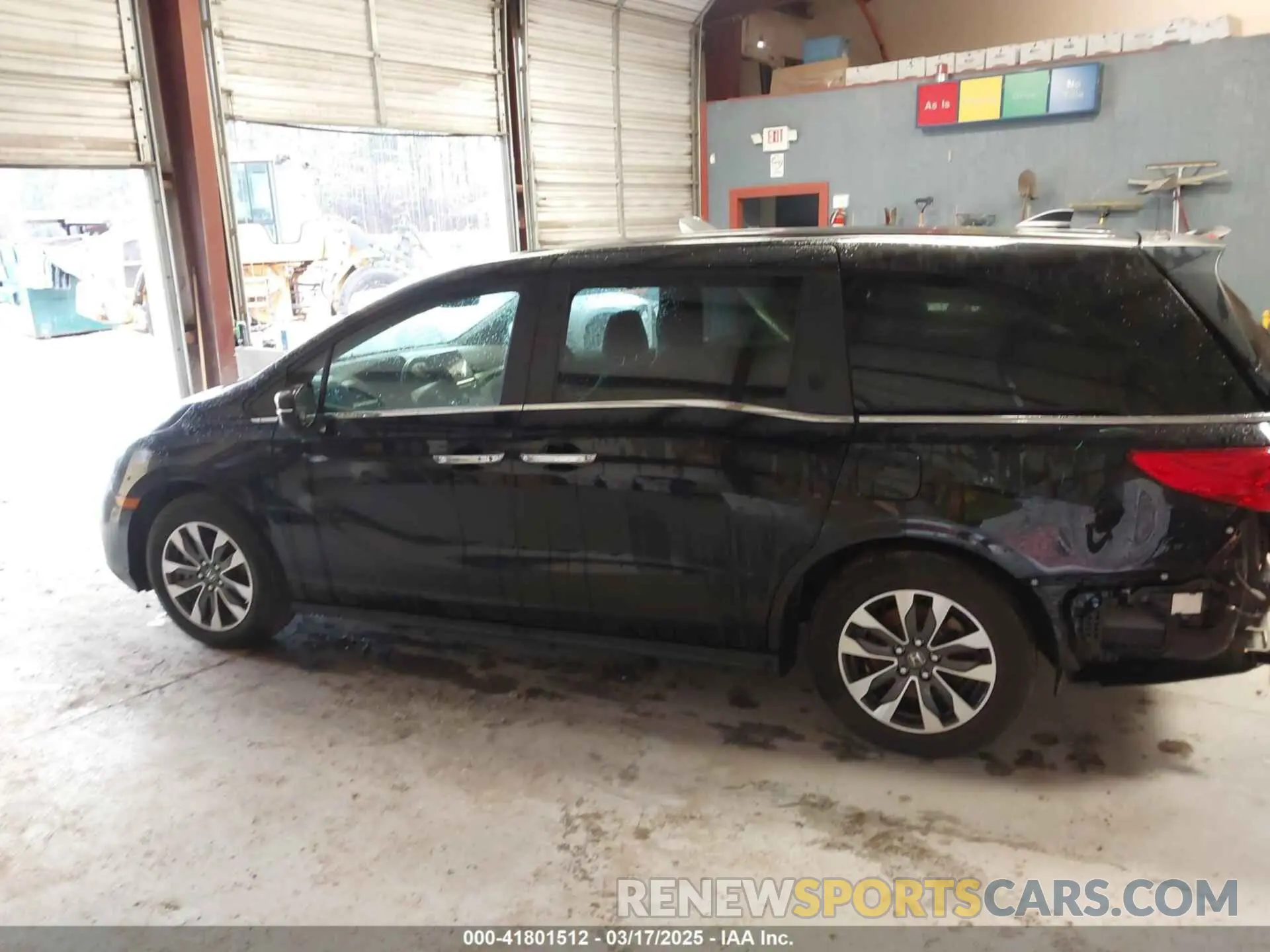 15 fotografías del automóvil dañado 5FNRL6H65RB018633 HONDA ODYSSEY 2024
