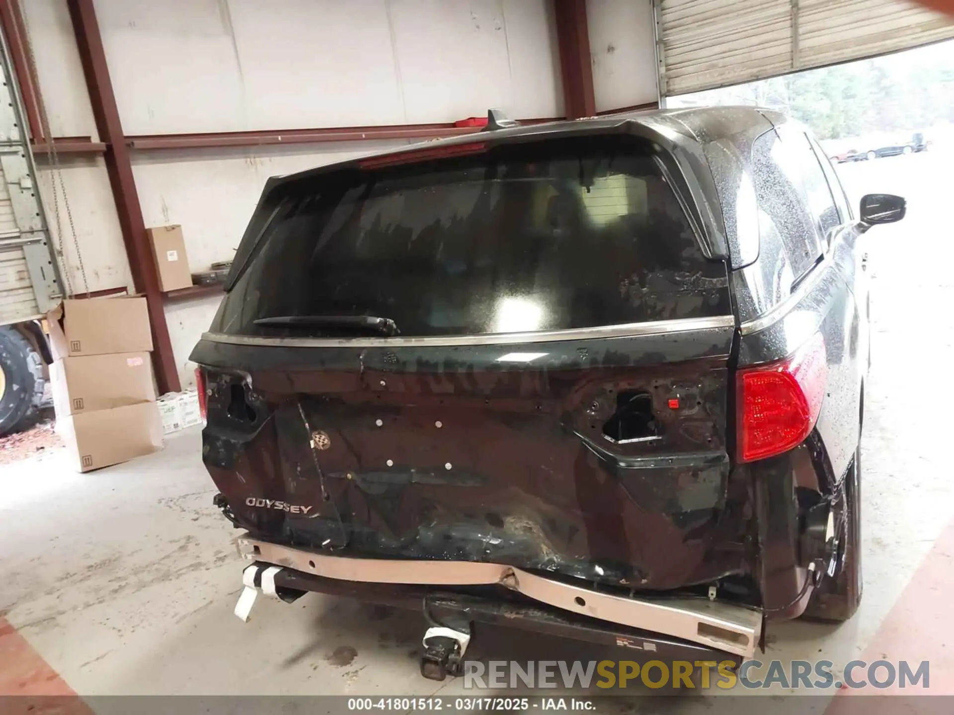 17 fotografías del automóvil dañado 5FNRL6H65RB018633 HONDA ODYSSEY 2024
