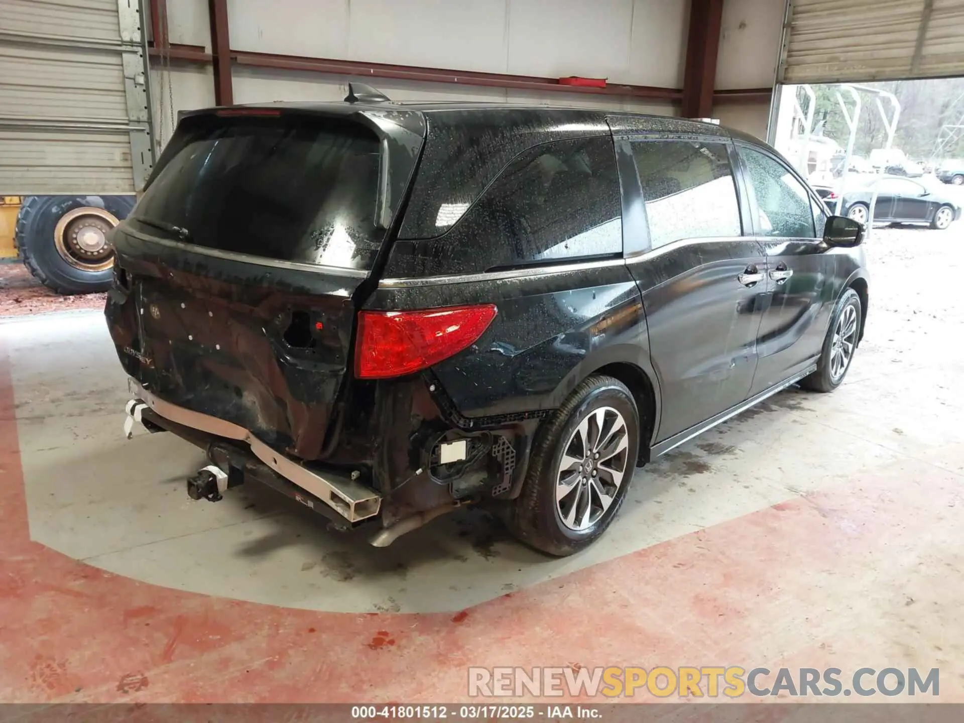 4 fotografías del automóvil dañado 5FNRL6H65RB018633 HONDA ODYSSEY 2024
