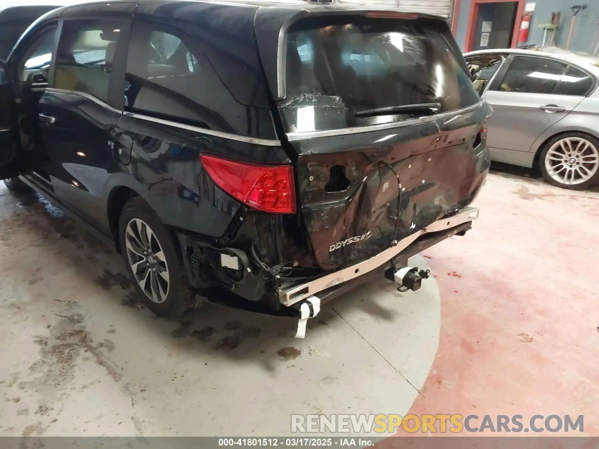 6 fotografías del automóvil dañado 5FNRL6H65RB018633 HONDA ODYSSEY 2024