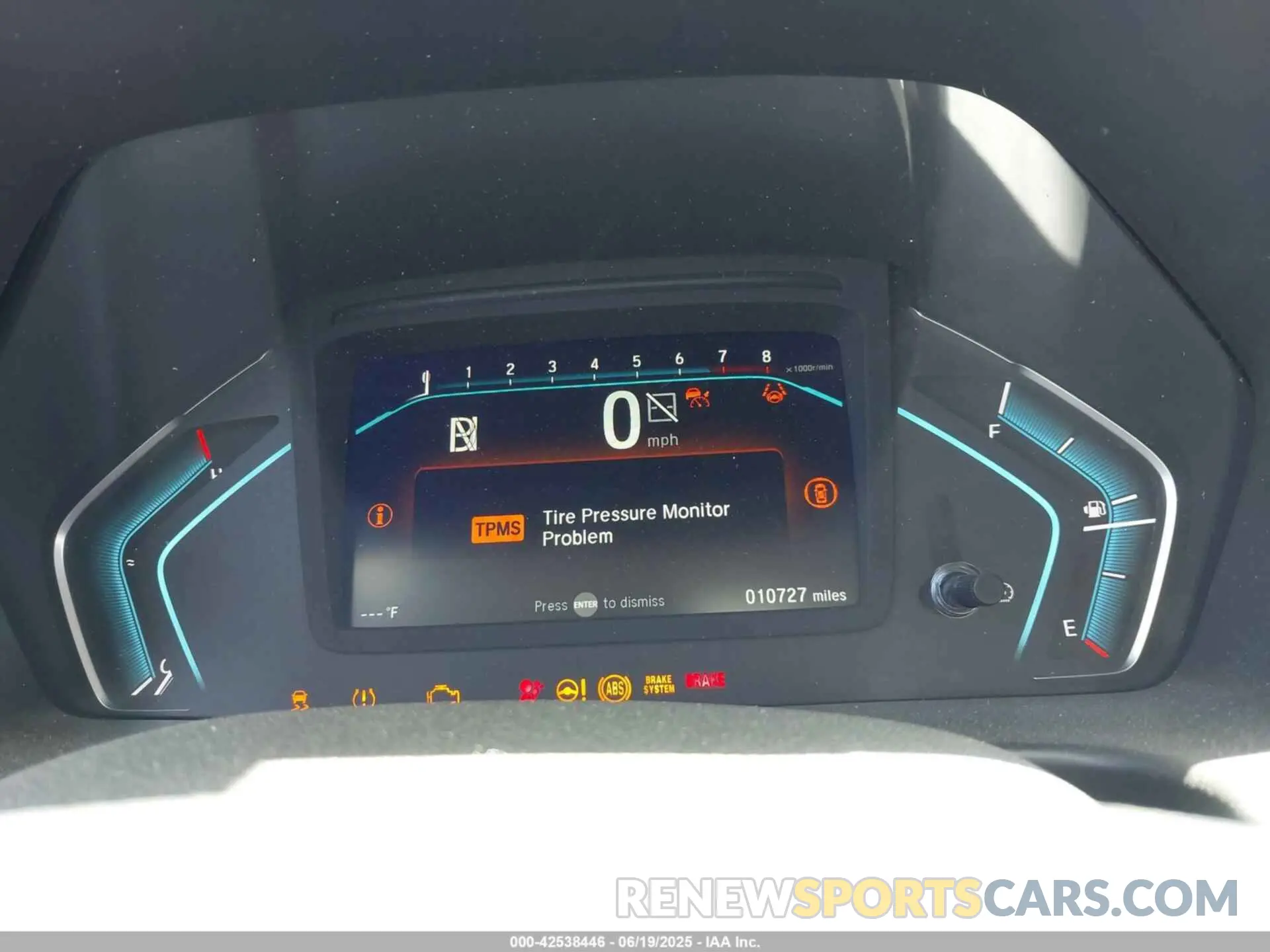 7 fotografías del automóvil dañado 5FNRL6H65RB066746 HONDA ODYSSEY 2024