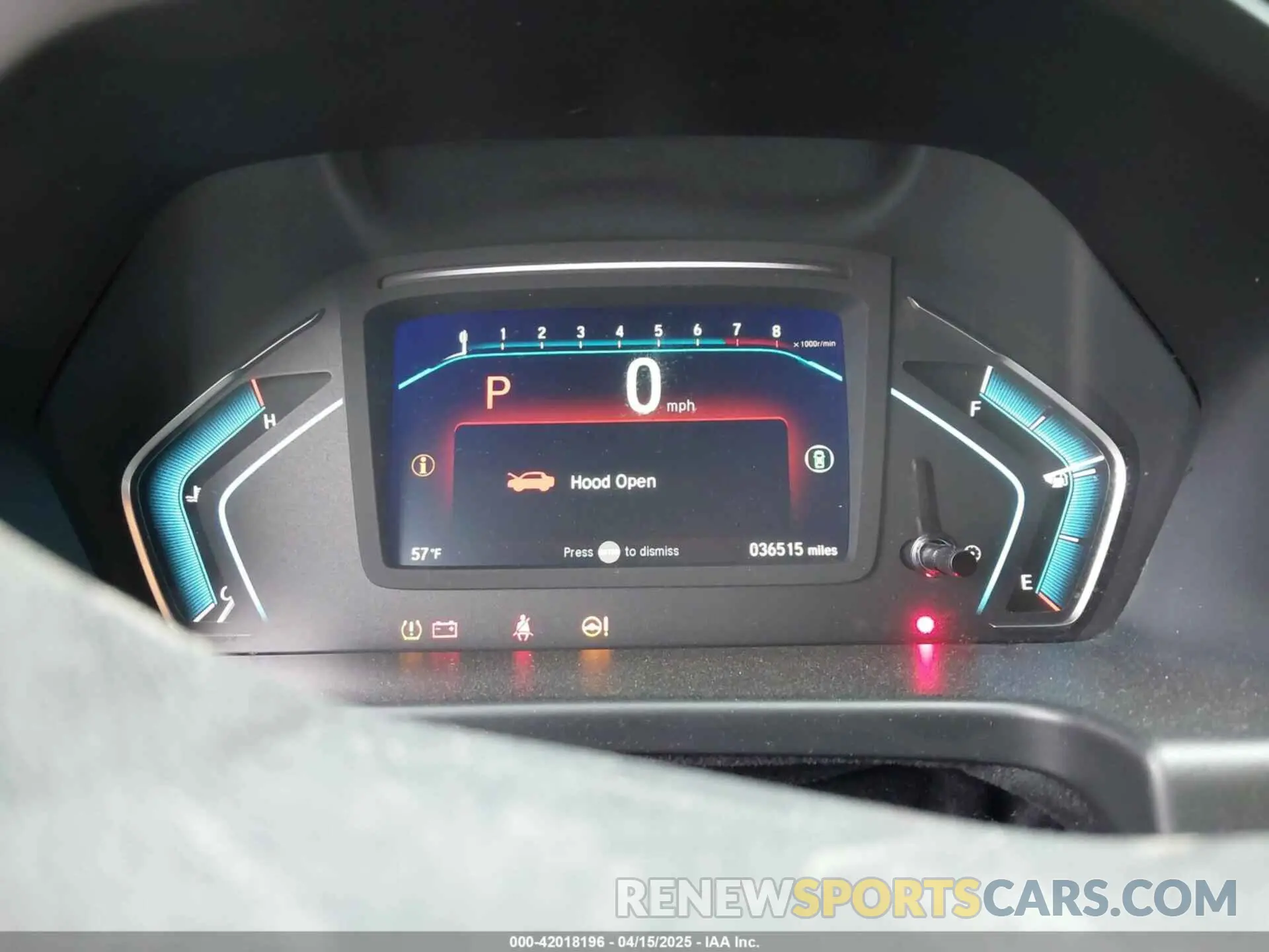 16 fotografías del automóvil dañado 5FNRL6H67RB068398 HONDA ODYSSEY 2024