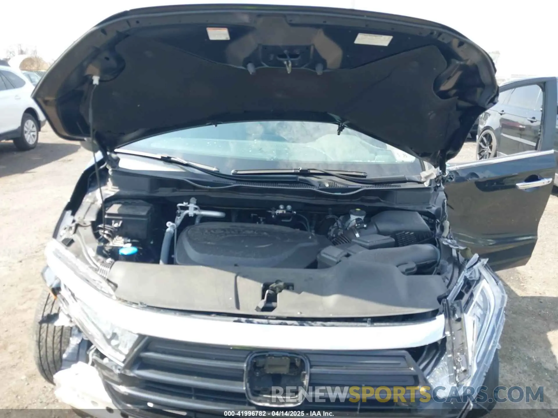 10 fotografías del automóvil dañado 5FNRL6H68RB061136 HONDA ODYSSEY 2024
