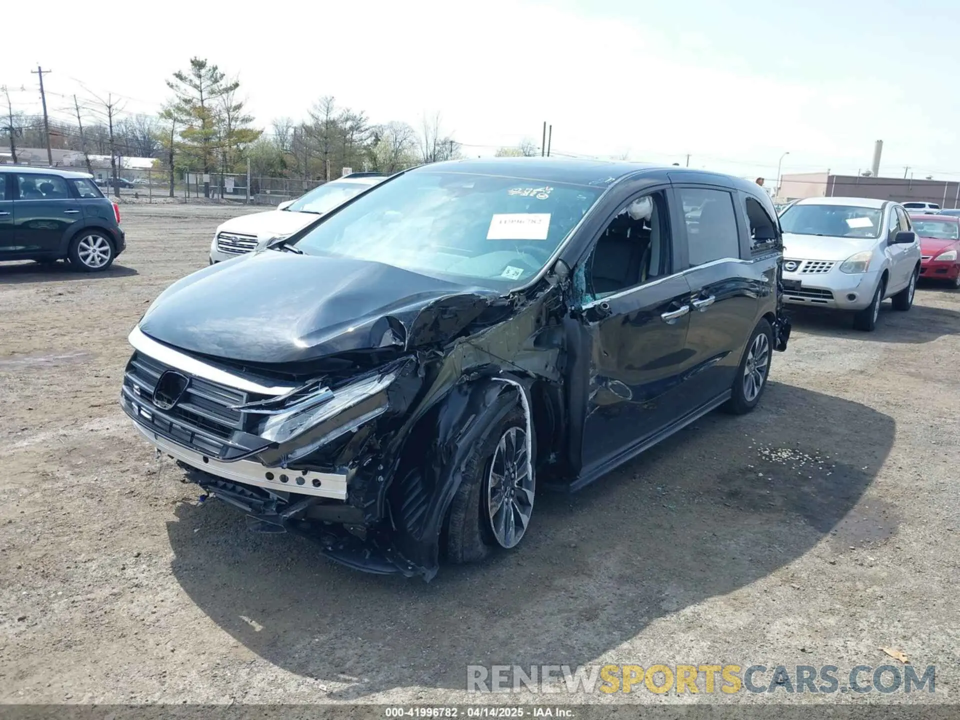 6 fotografías del automóvil dañado 5FNRL6H68RB061136 HONDA ODYSSEY 2024