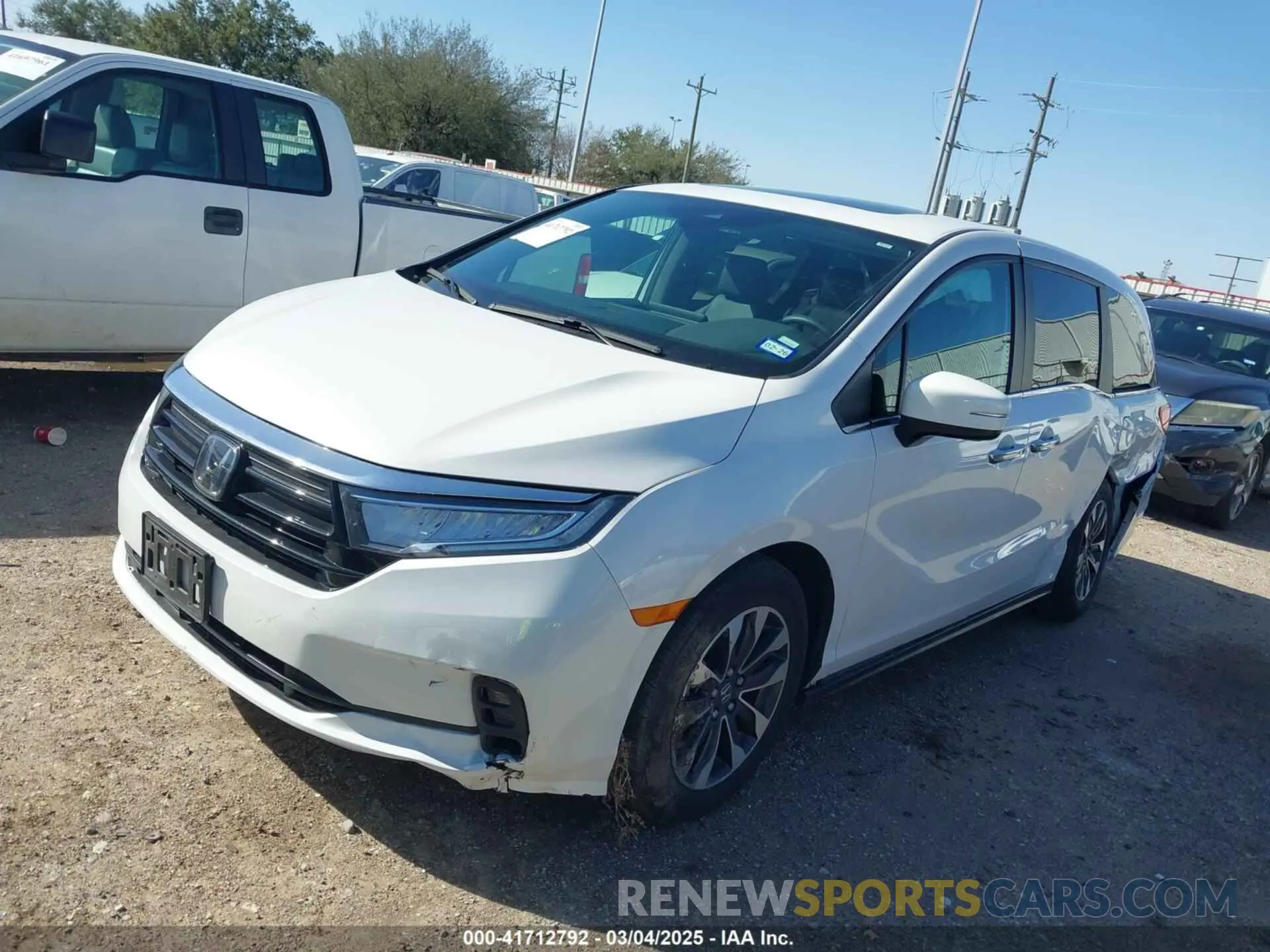 2 fotografías del automóvil dañado 5FNRL6H69RB039419 HONDA ODYSSEY 2024